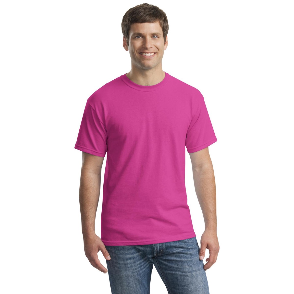 Gildan 5000 Heavy Cotton T-Shirt - Heliconia | FullSource.com