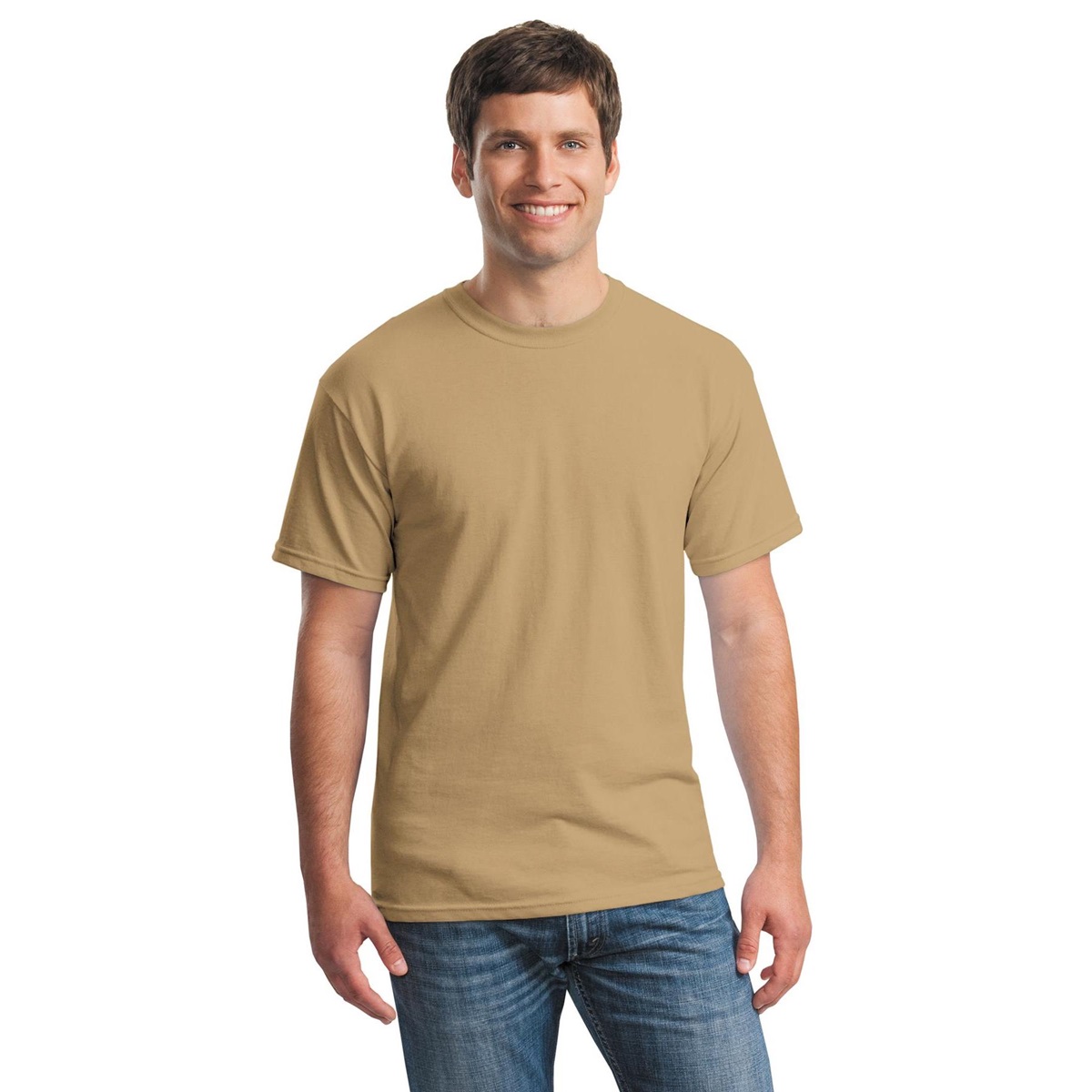 Download Gildan 5000 Heavy Cotton T-Shirt - Old Gold | FullSource.com