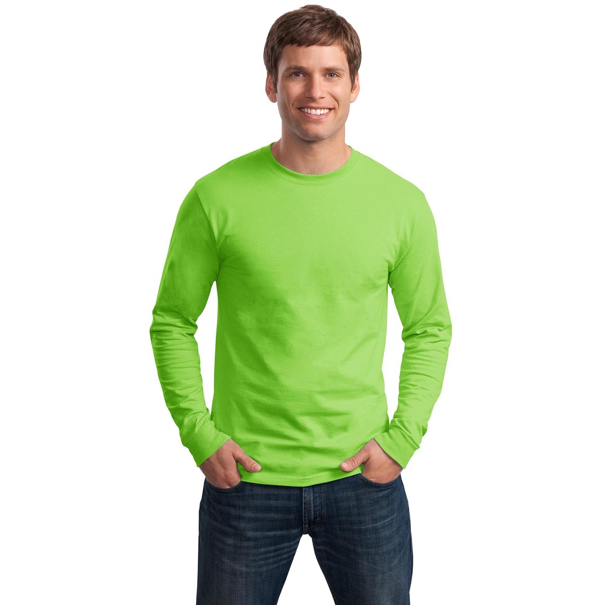 lime long sleeve shirt