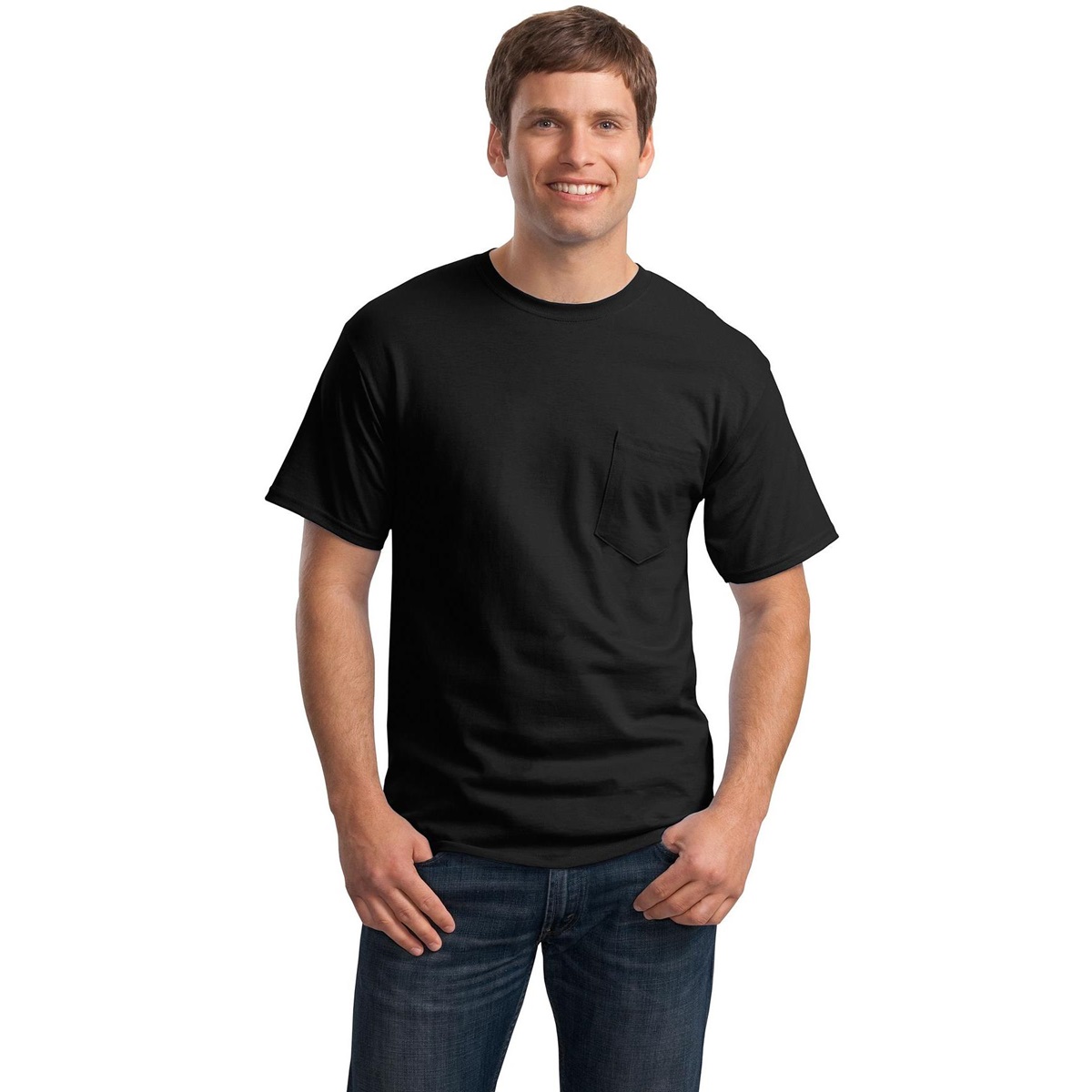 black hanes t shirts