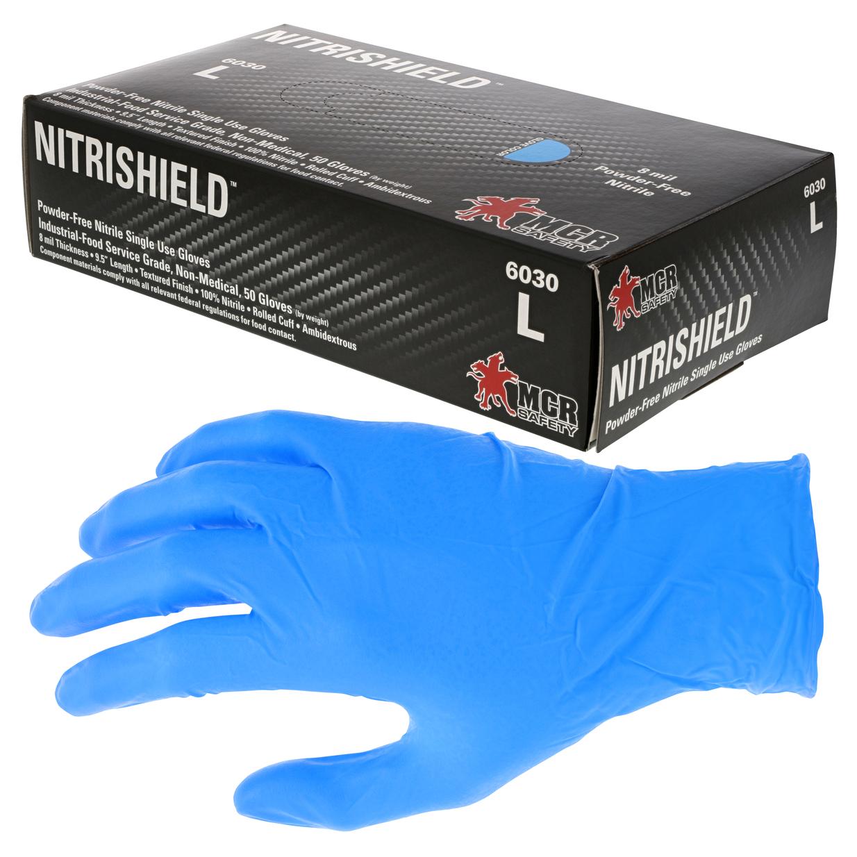 PARK TOOLS MG-2X NITRILE MECHANIC BLUE X-LARGE GLOVES-BOX OF 100