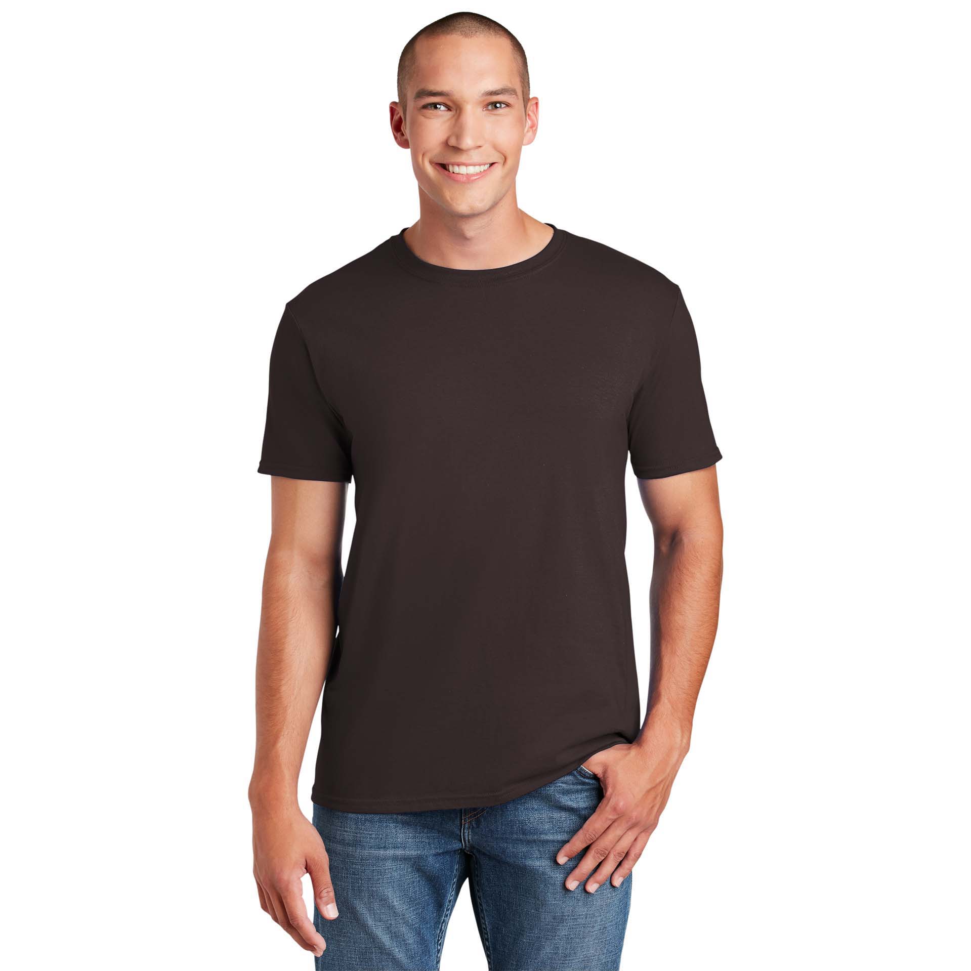 Gildan 64000 Softstyle T-Shirt - Dark Chocolate | Full Source