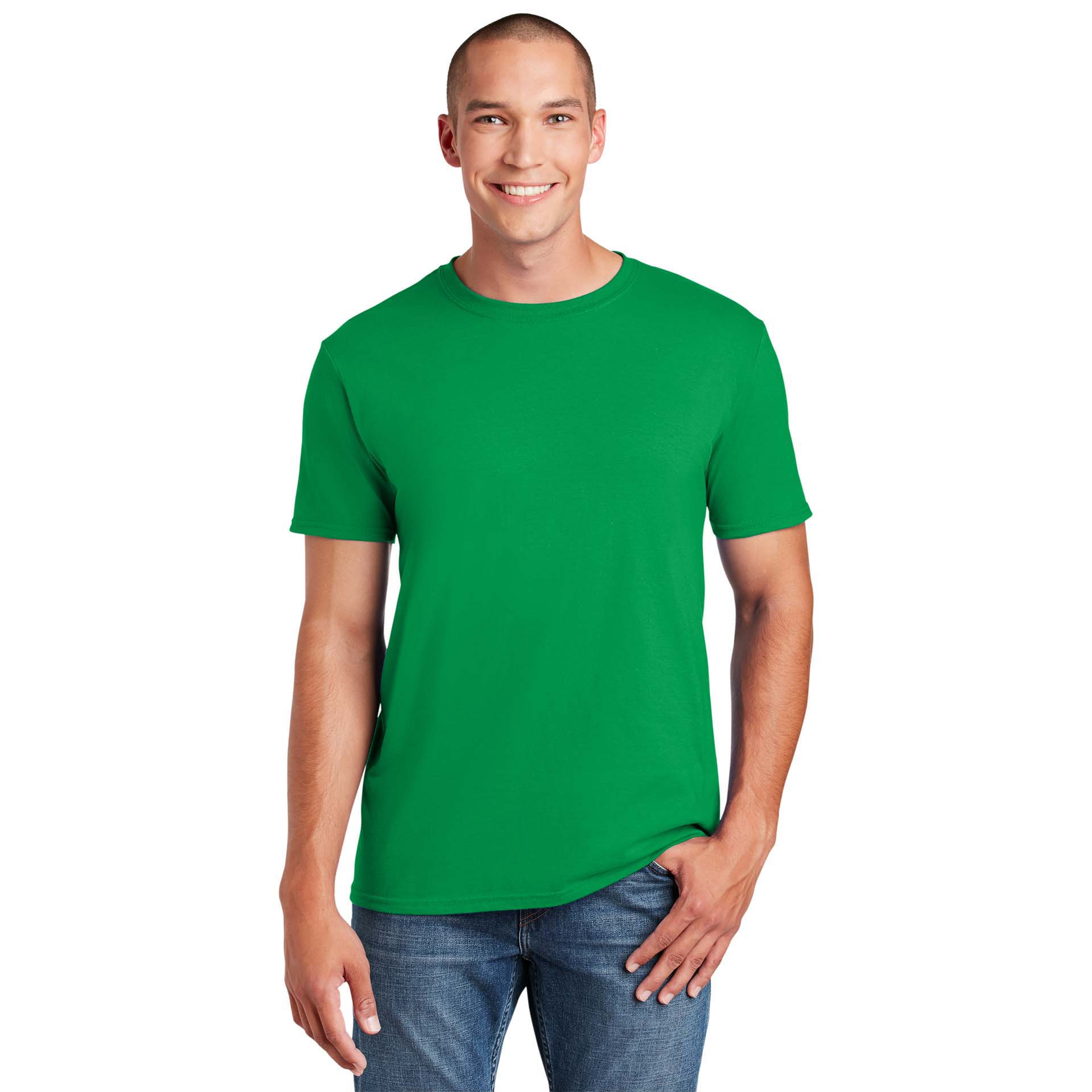 Gildan 64000 Softstyle T-Shirt - Irish Green | Full Source