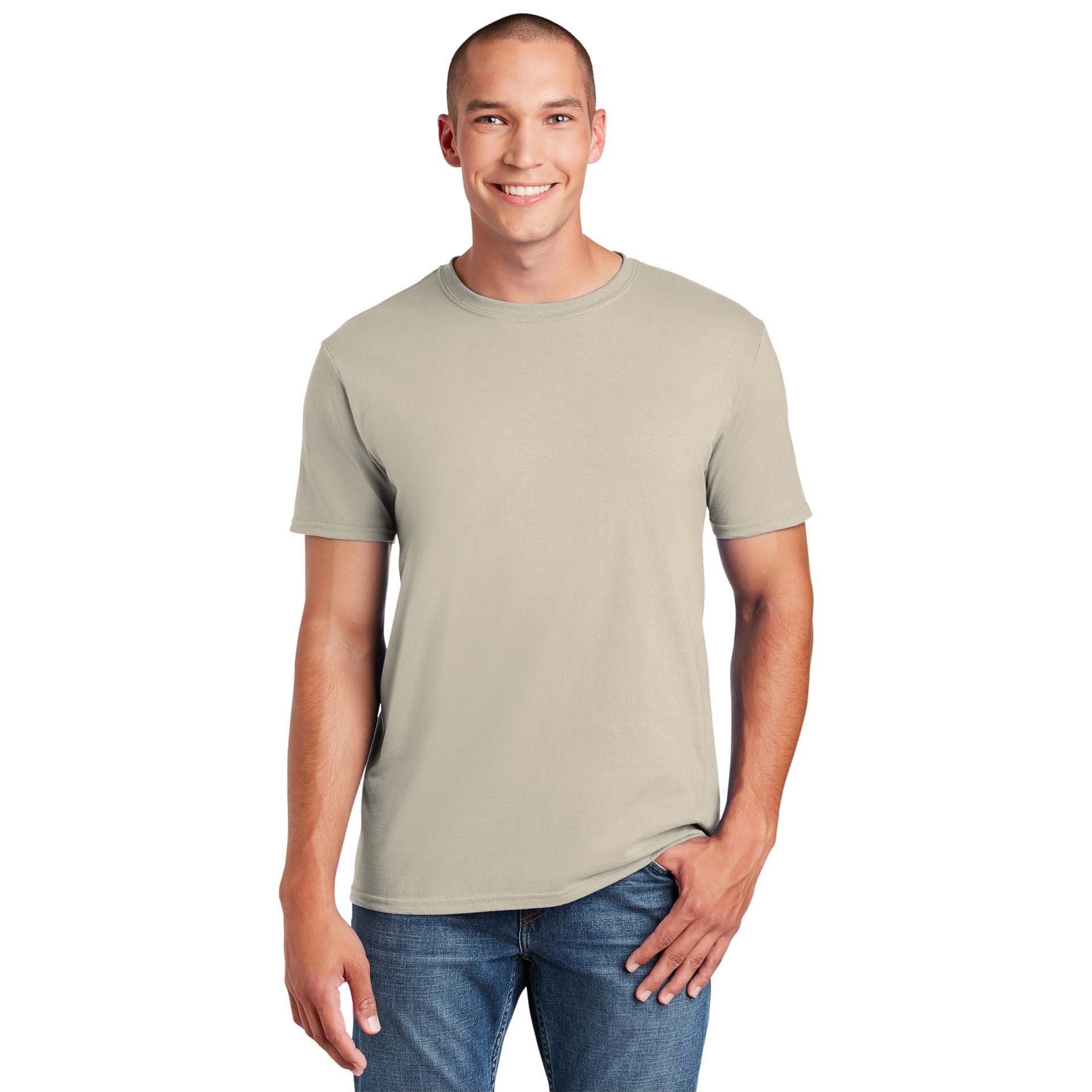 Gildan 64000 Softstyle T-Shirt - Sand | Full Source