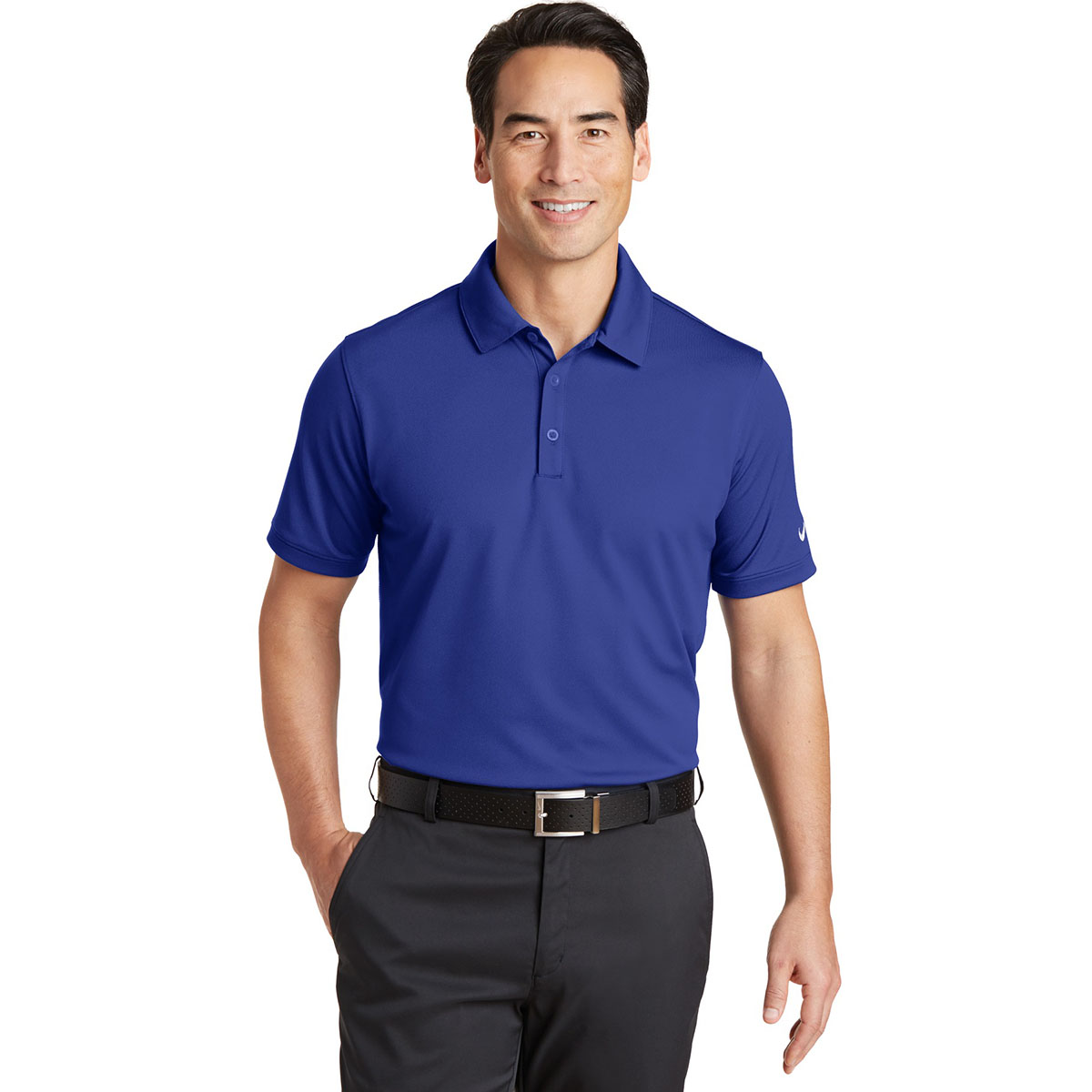 royal blue dri fit polo shirts