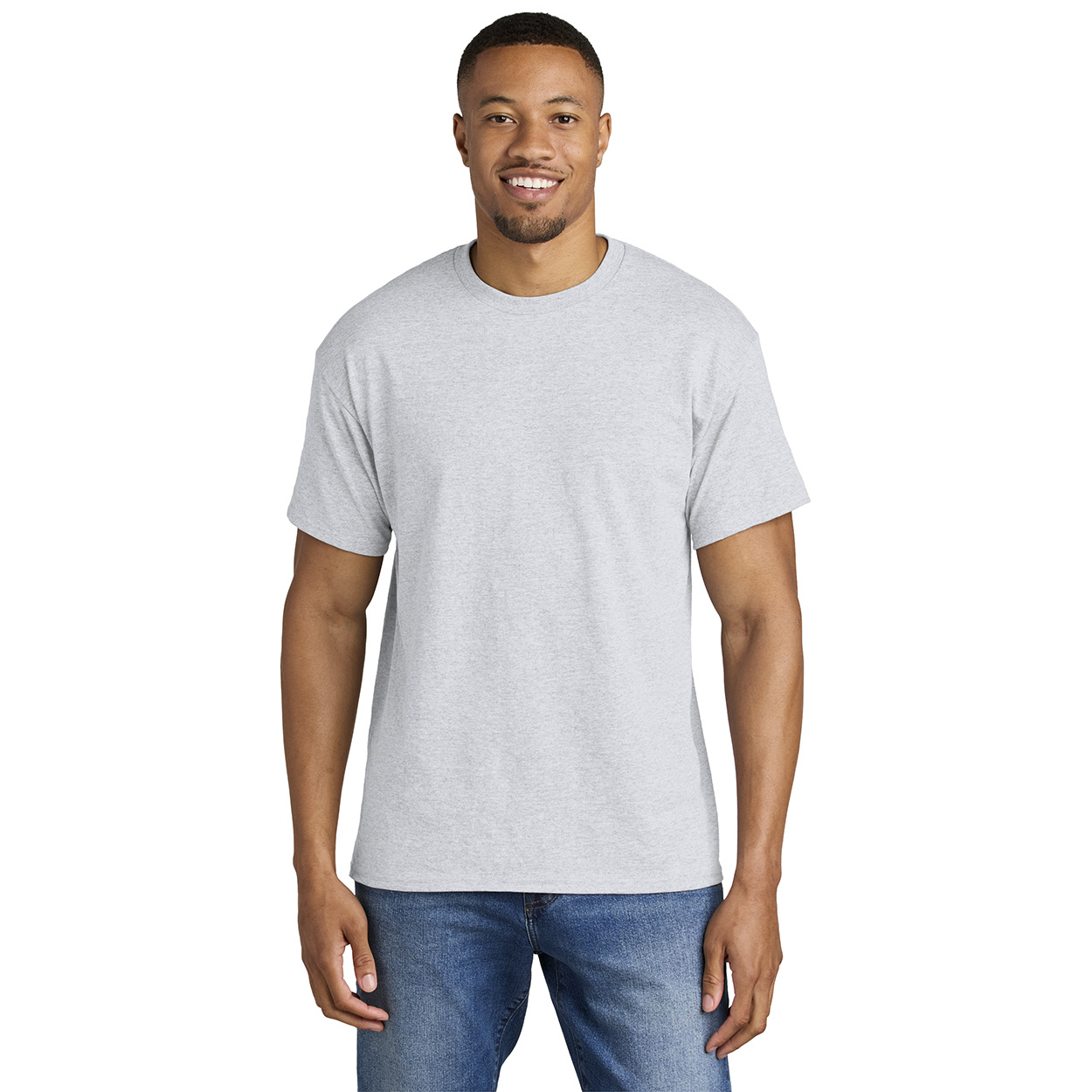 Gildan 8000 DryBlend T-Shirt - Ash Grey | Full Source