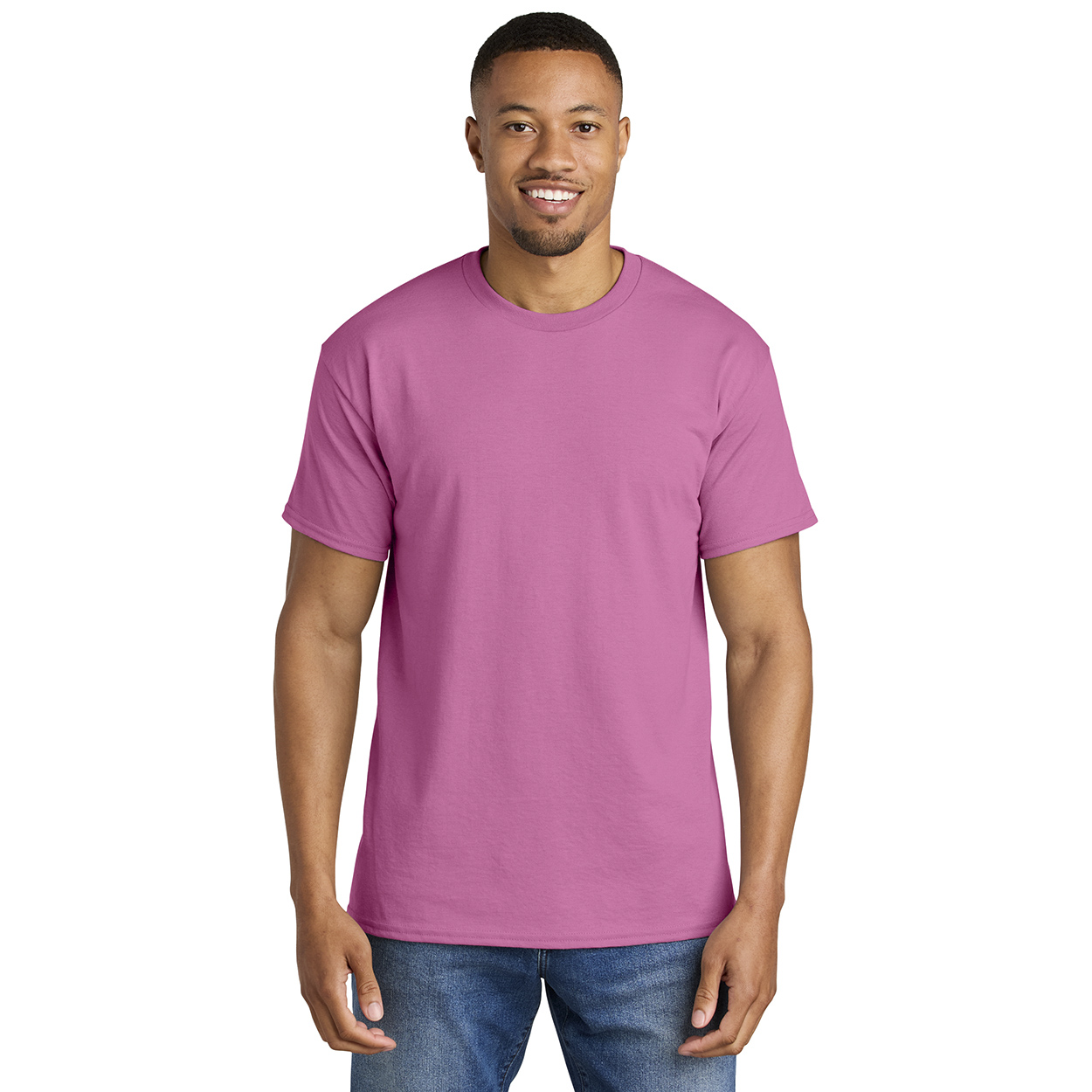 Gildan 8000 DryBlend T-Shirt - Azalea | Full Source