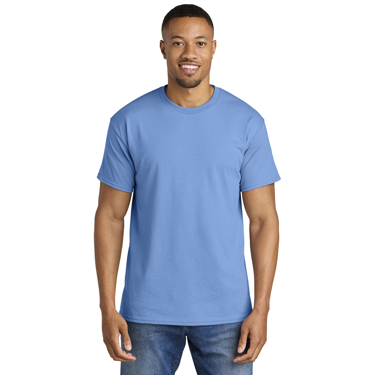Gildan 8000 DryBlend T-Shirt - Carolina Blue | Full Source