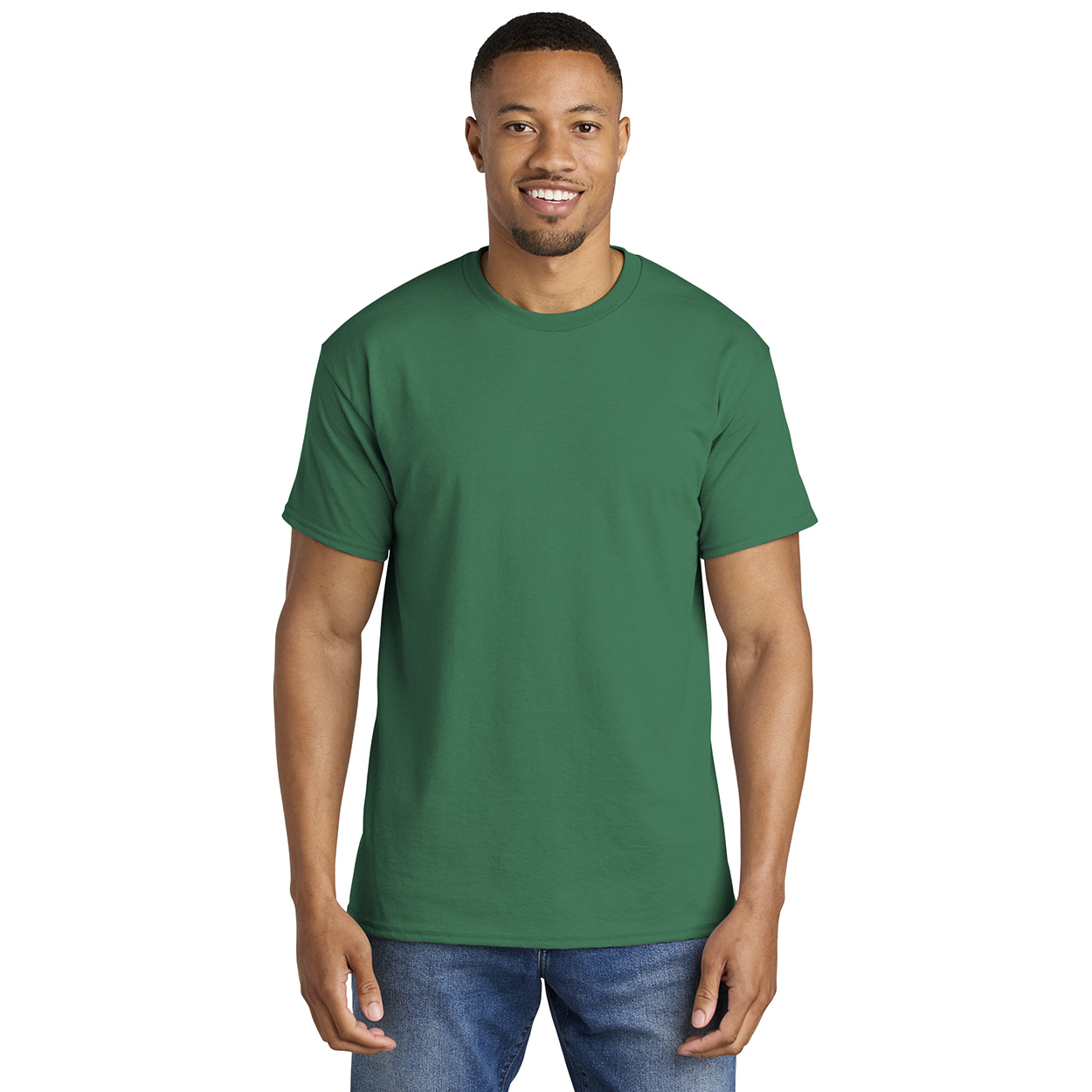 Gildan 8000 DryBlend T-Shirt - Kelly Green | Full Source
