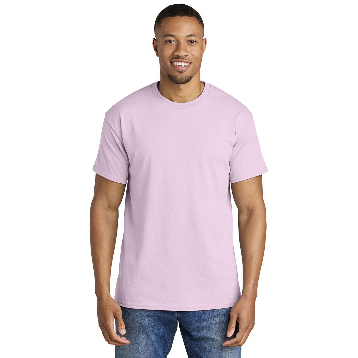Gildan 8000 DryBlend T-Shirt - Light Pink | Full Source