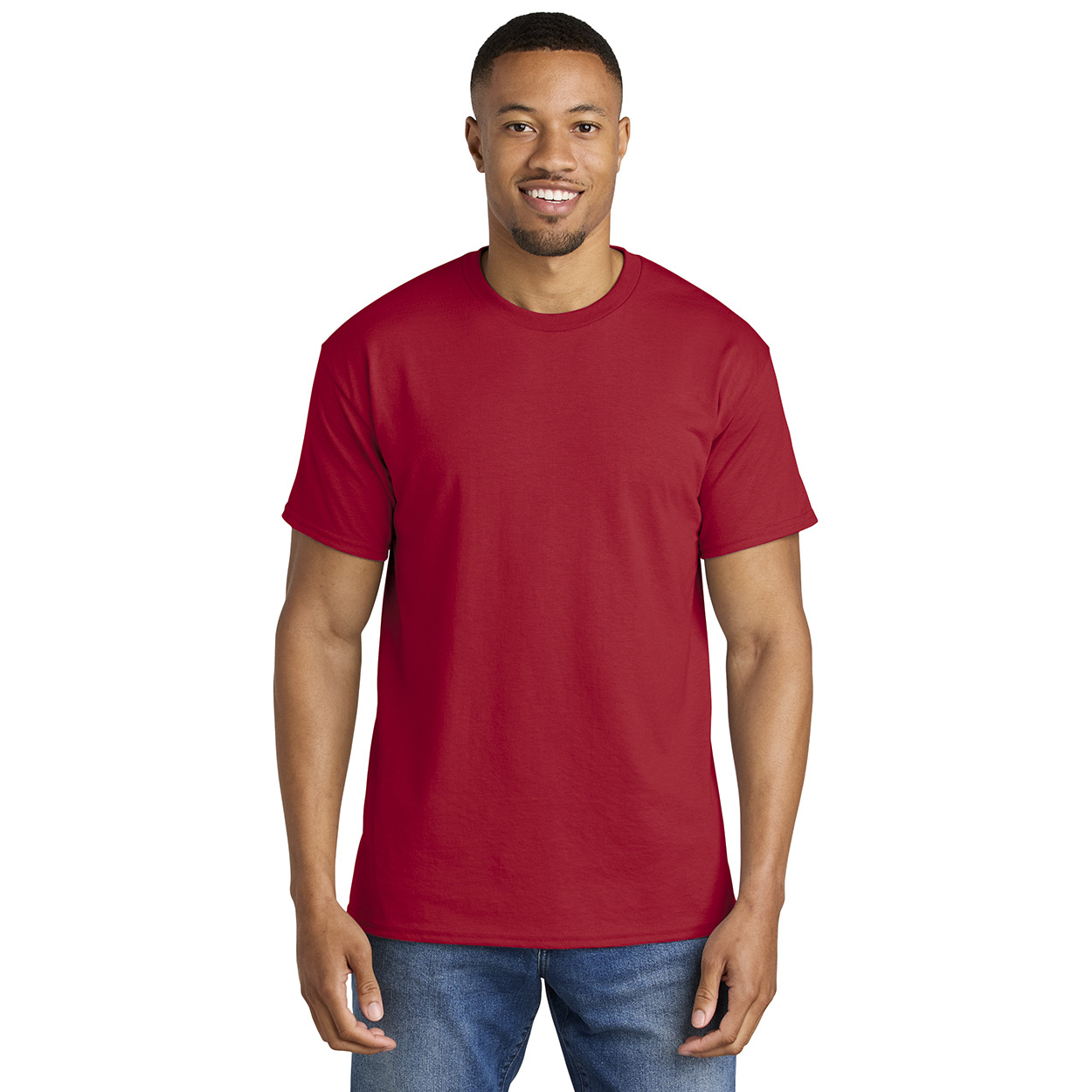 Gildan 8000 DryBlend T-Shirt - Red | Full Source