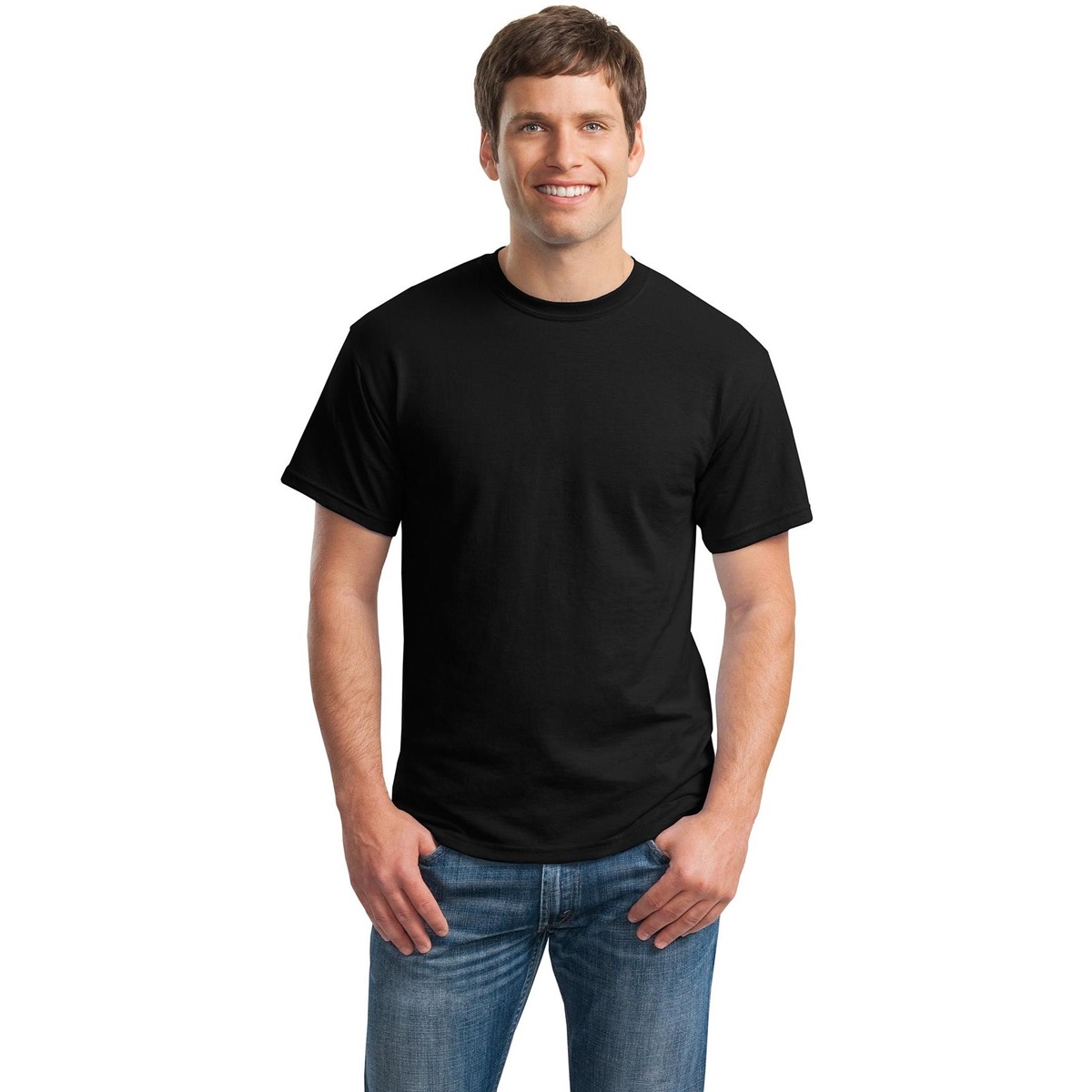 Gildan 8000 DryBlend T-Shirt - Black | FullSource.com