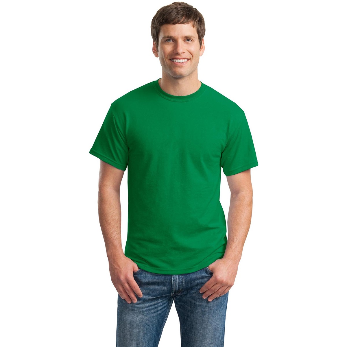 Gildan 8000 DryBlend T-Shirt - Kelly Green | FullSource.com
