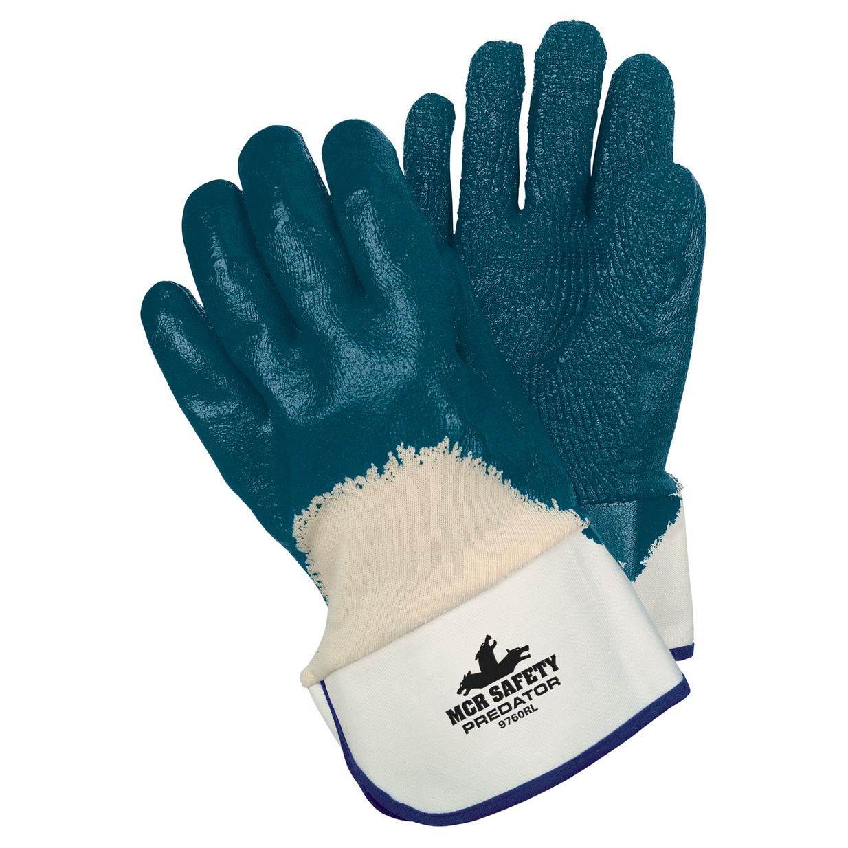 Nitrile Dipped Glove with Jersey Liner & Heavyweight Smooth Grip on Full  Hand - Safety Cuff