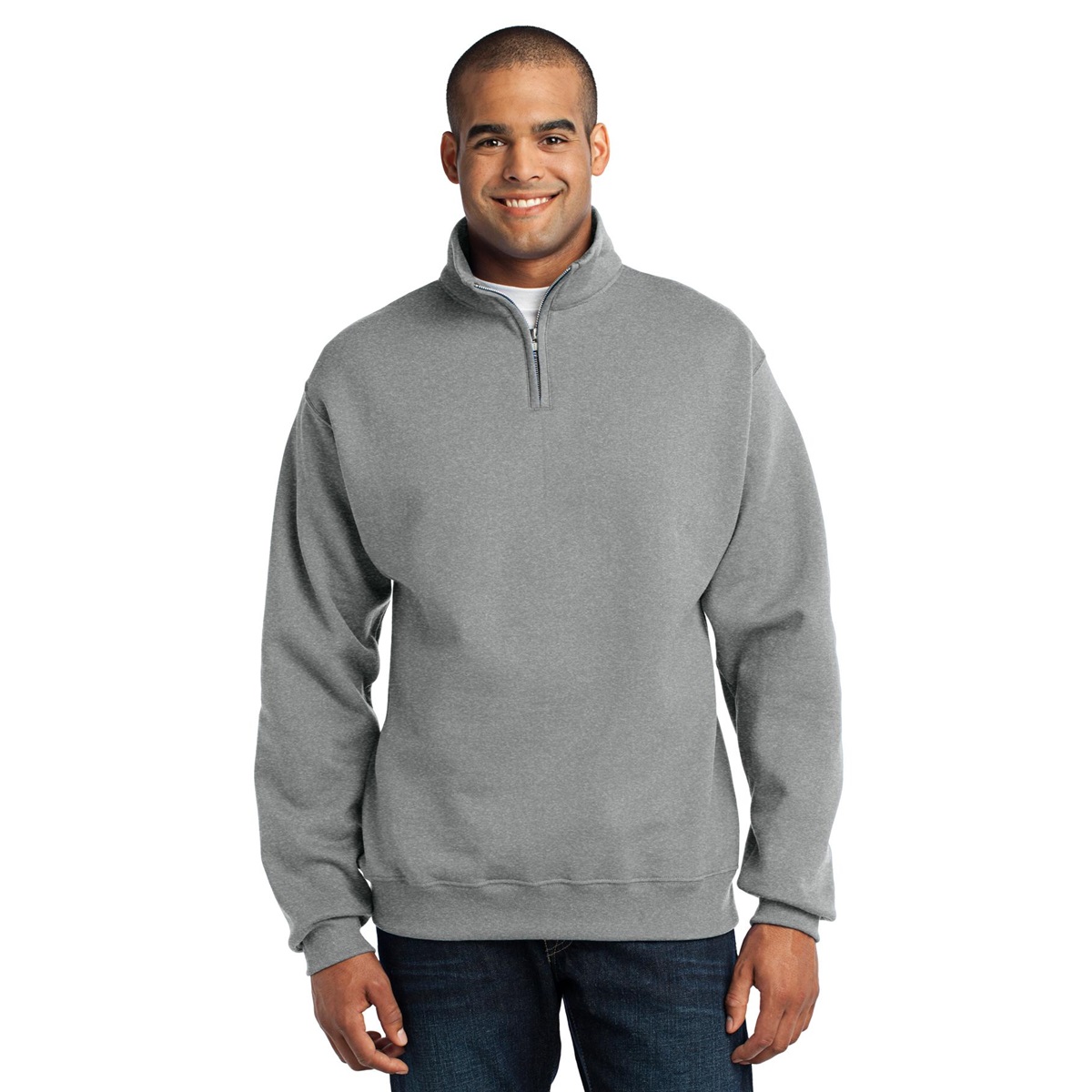 Gildan Heavy Blend™ Adult Vintage Cadet Collar Sweatshirt-1/4 neck zip-S to 3XL 