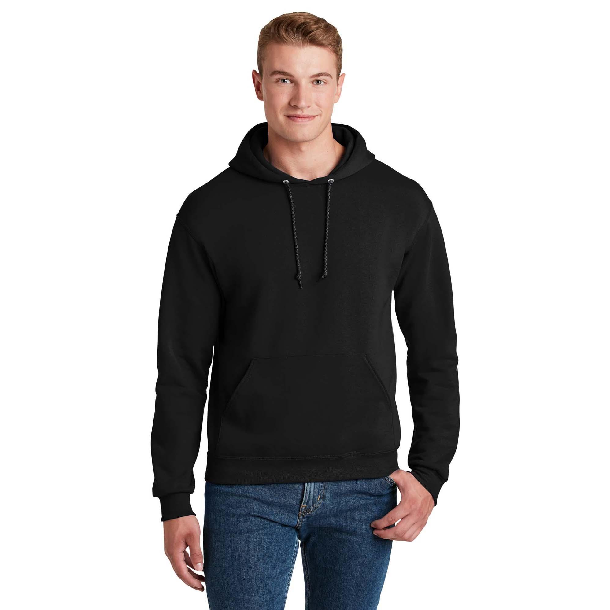 Jerzees 996M NuBlend Pullover Hooded Sweatshirt - Black | Full Source