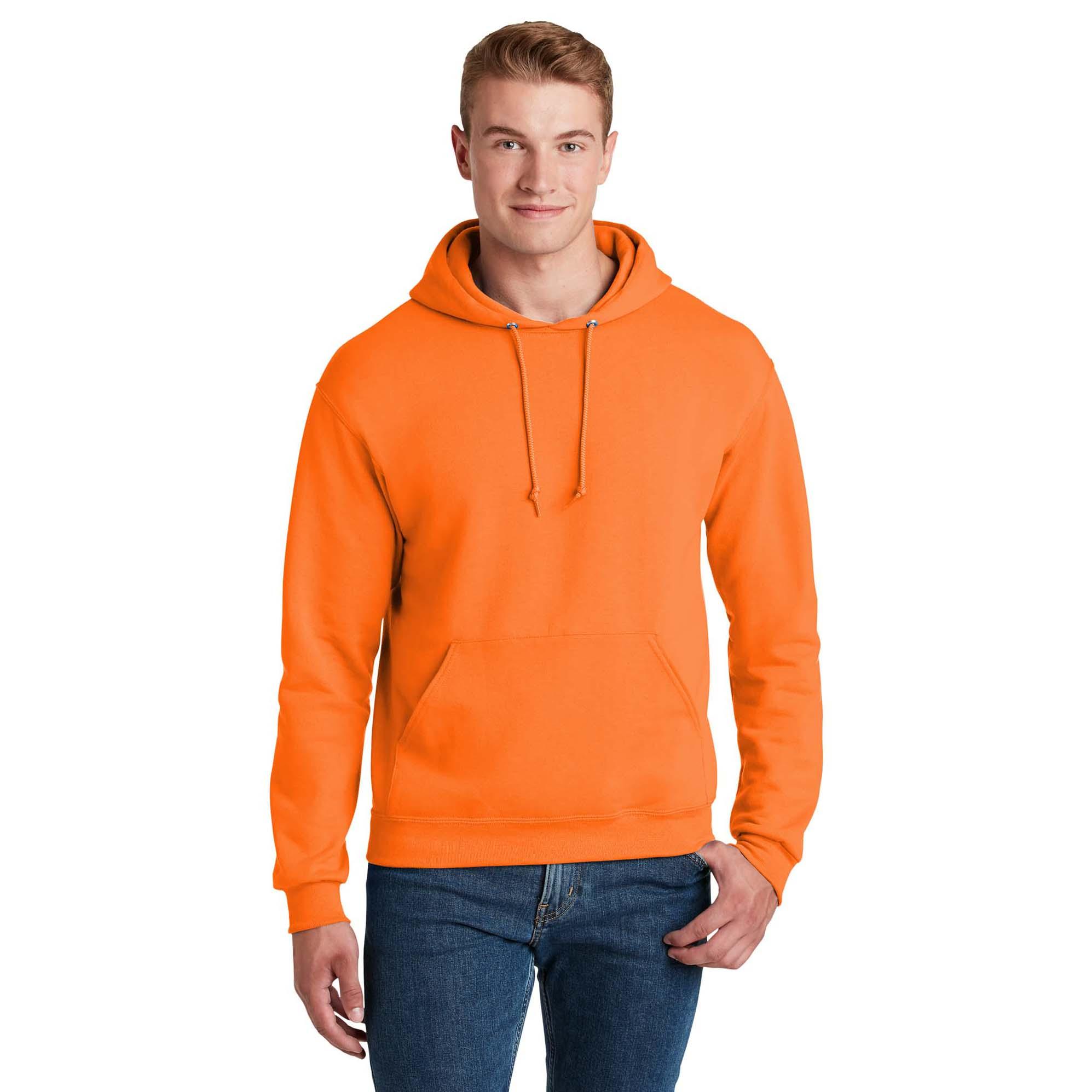 Jerzees 996M NuBlend Pullover Hooded Sweatshirt - Safety Orange | Full ...