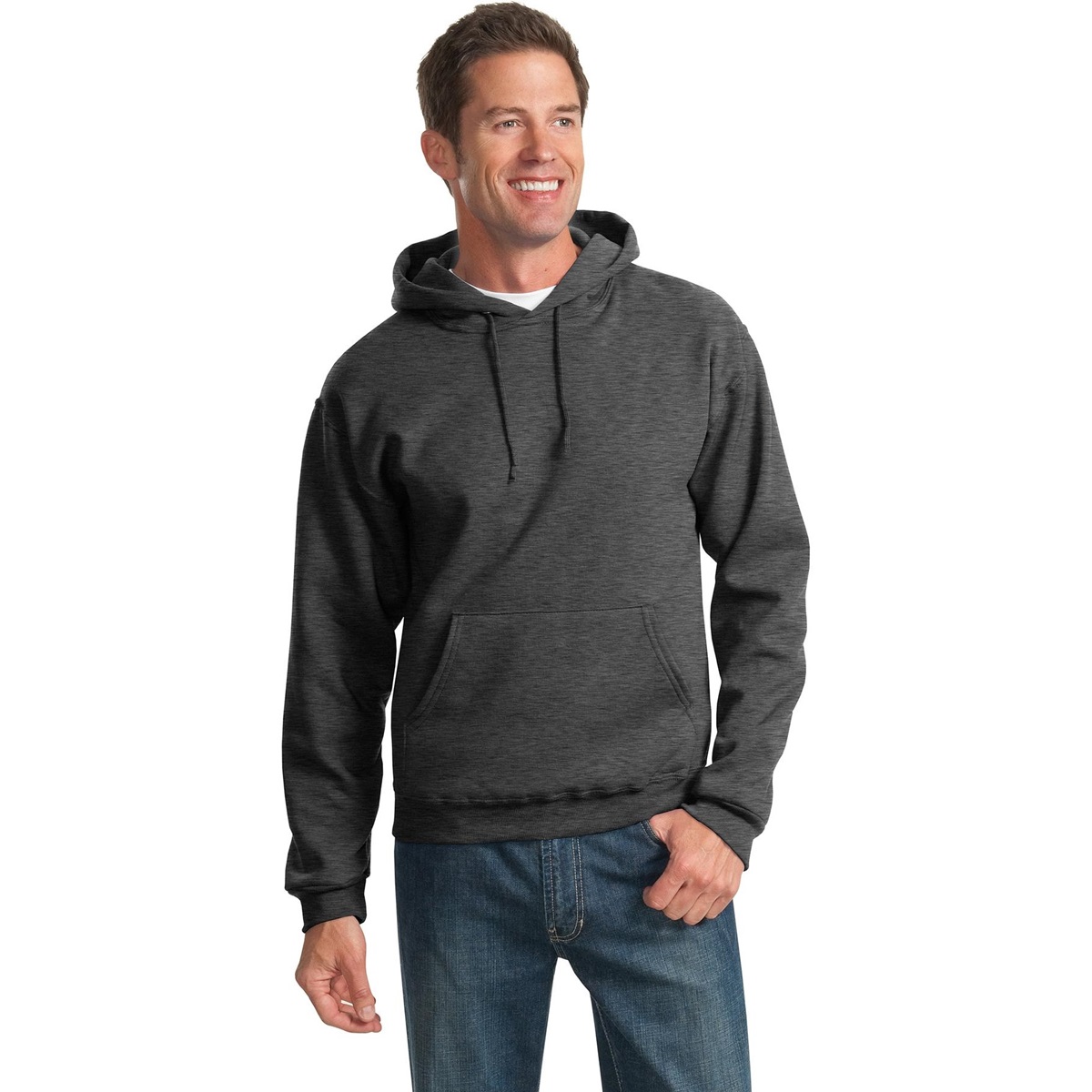 black heather hoodie