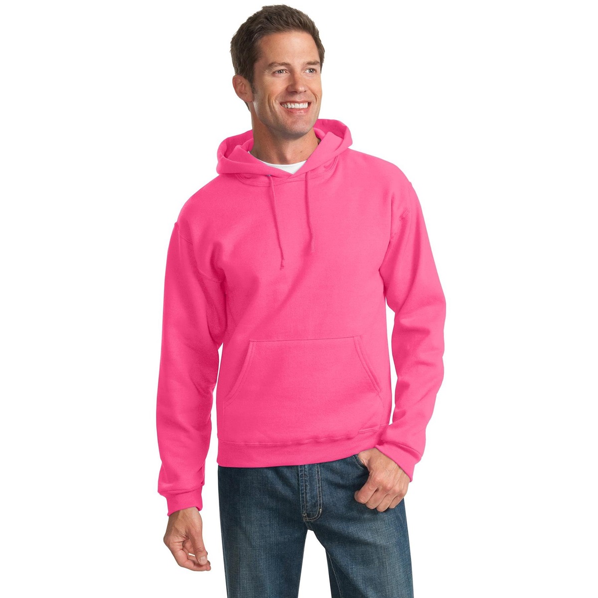 pink neon hoodie