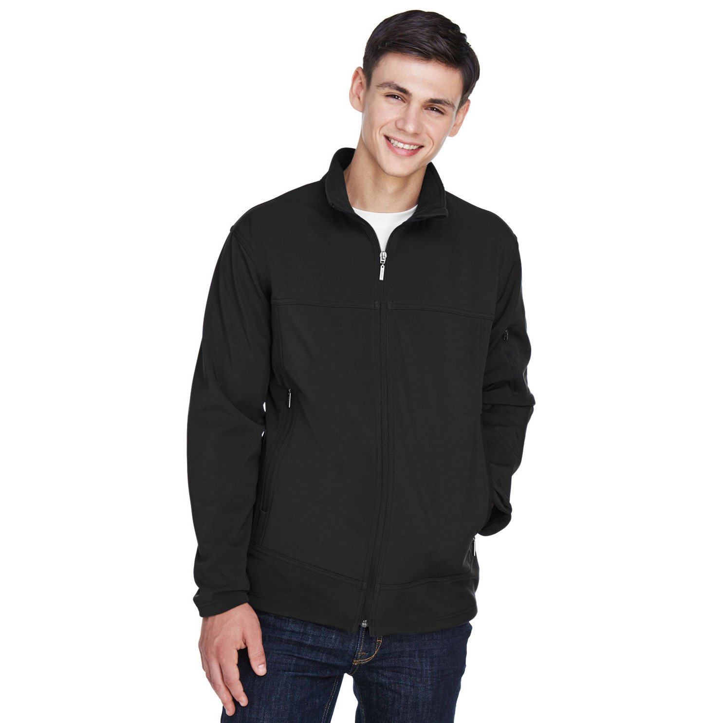 North End 88099 Men's Three Layer Fleece Bonded Performance Soft