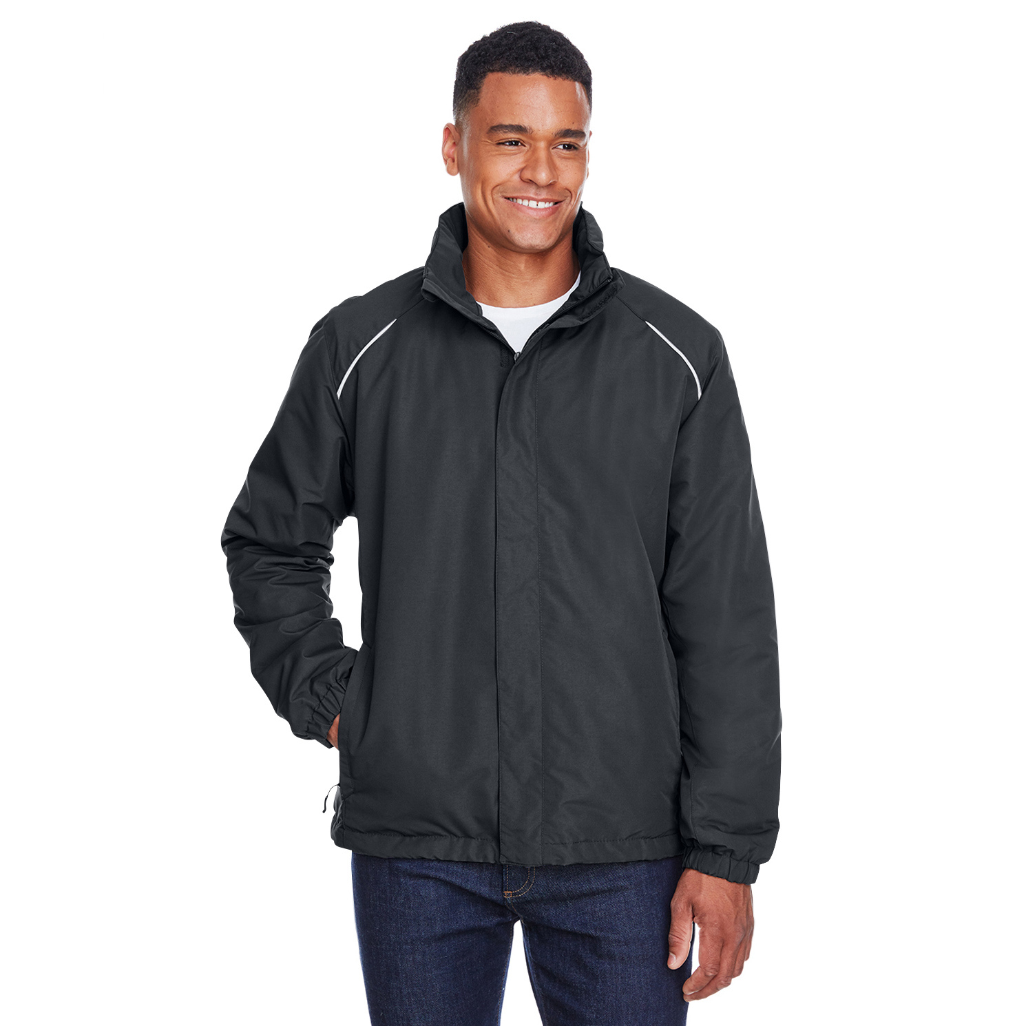 Core 365 88224 Men's Profile Fleece-Lined All-Season Jacket - Carbon ...