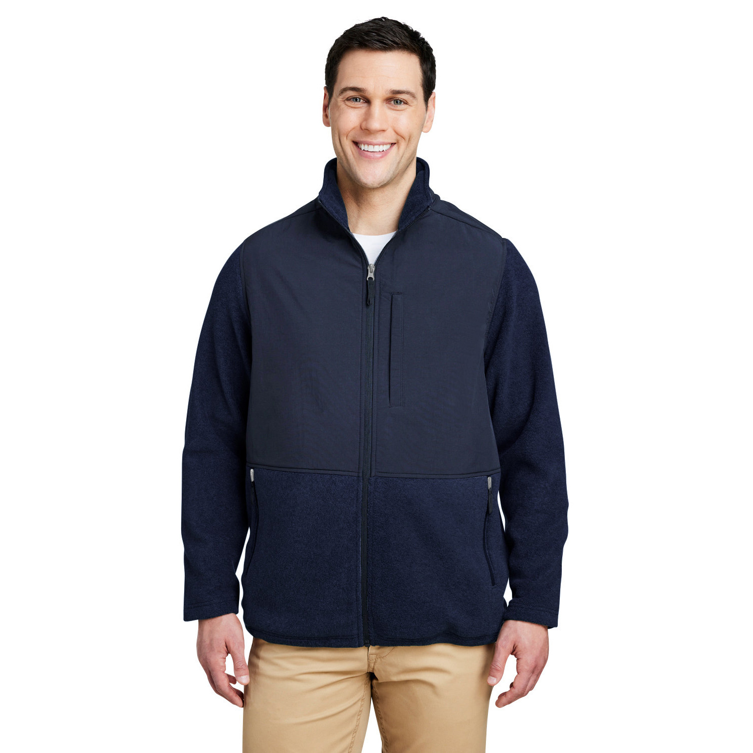 e*9様 【美品】CHRER JACKET navy 34 Core 365 CE890 Men's Journey Summit Hybrid Full-Zip - Classic Navy