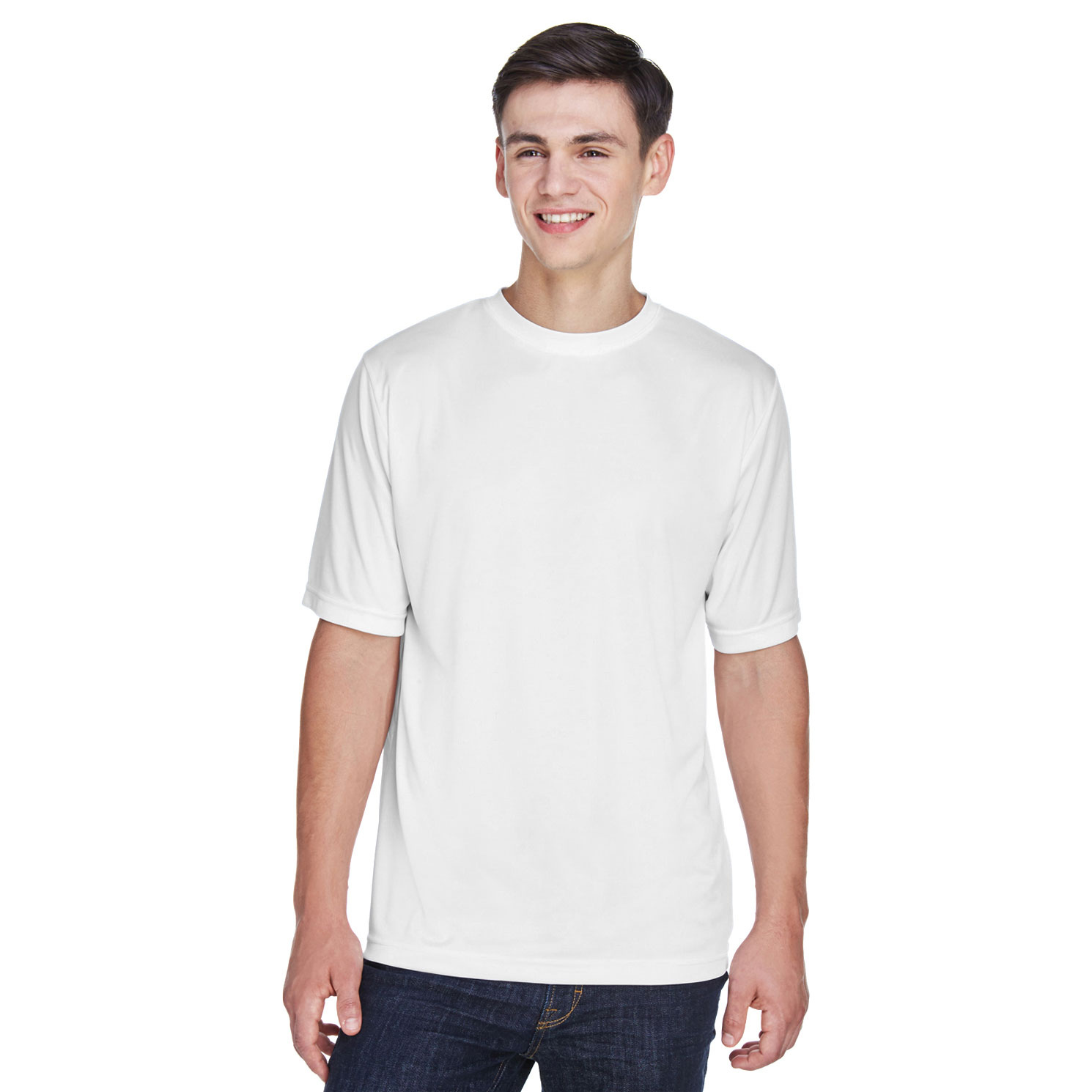 売れ筋介護用品も！ Team 365 TT11 Men's Zone Performance T-Shirt - White | Full トップス