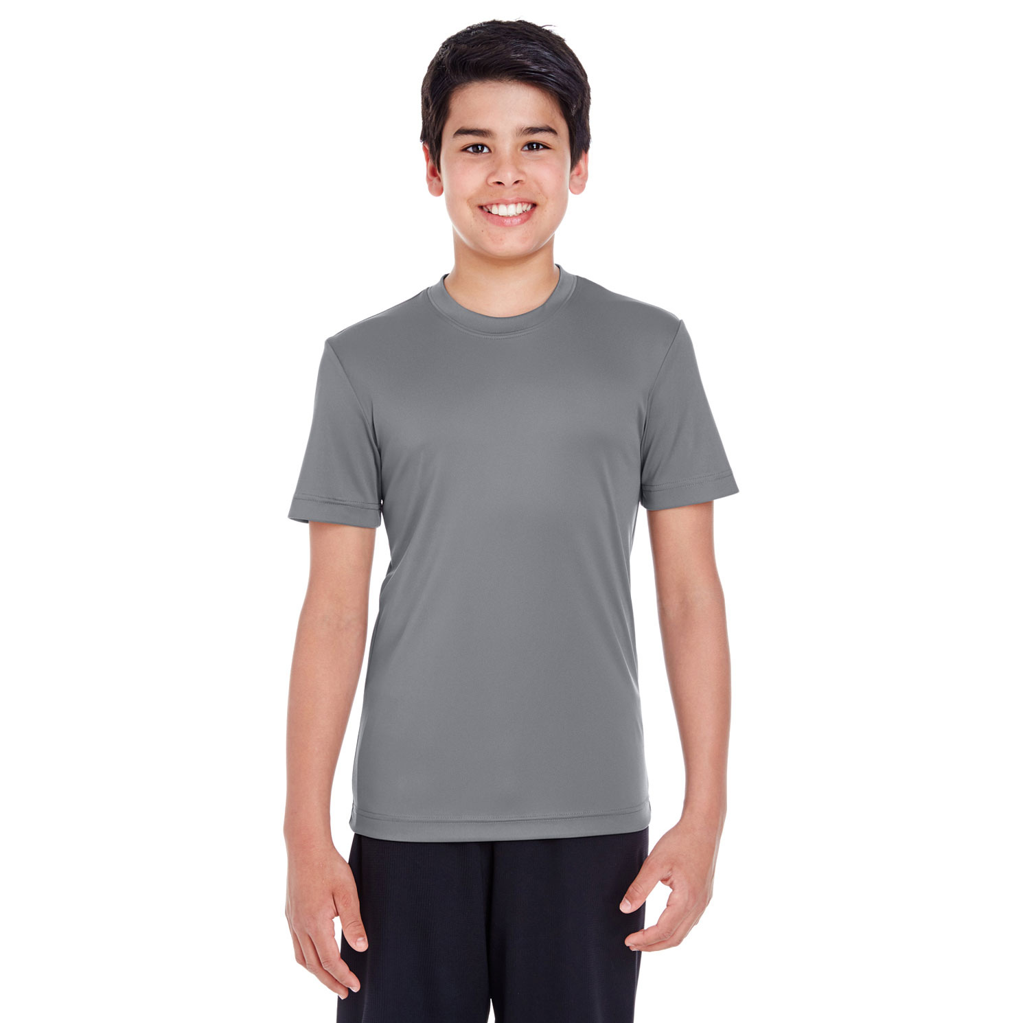 Team 365 TT11Y Youth Zone Performance T-Shirt - Sport Graphite | Full ...