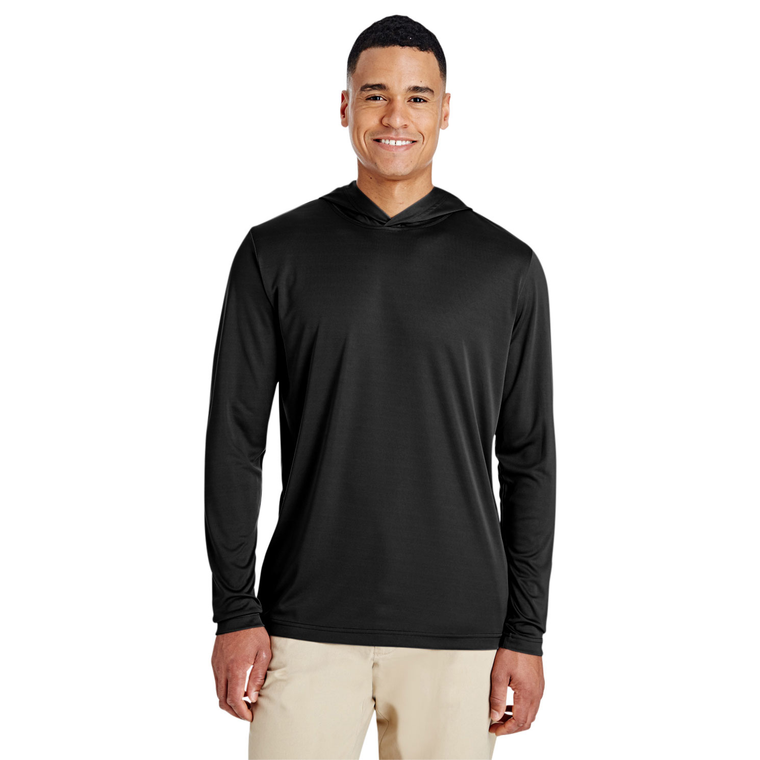 Team 365 TT41 Men's Zone Performance Hoodie - Black | Full Source