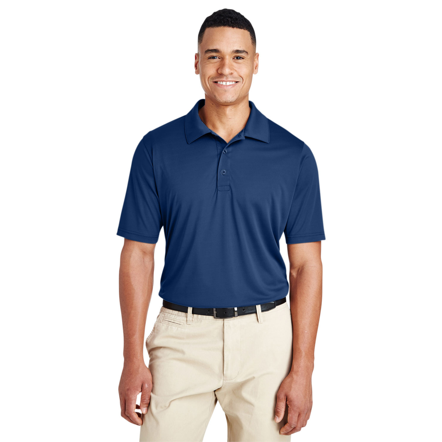 Team 365 TT51 Men's Zone Performance Polo - Sport Dark Navy | Full Source