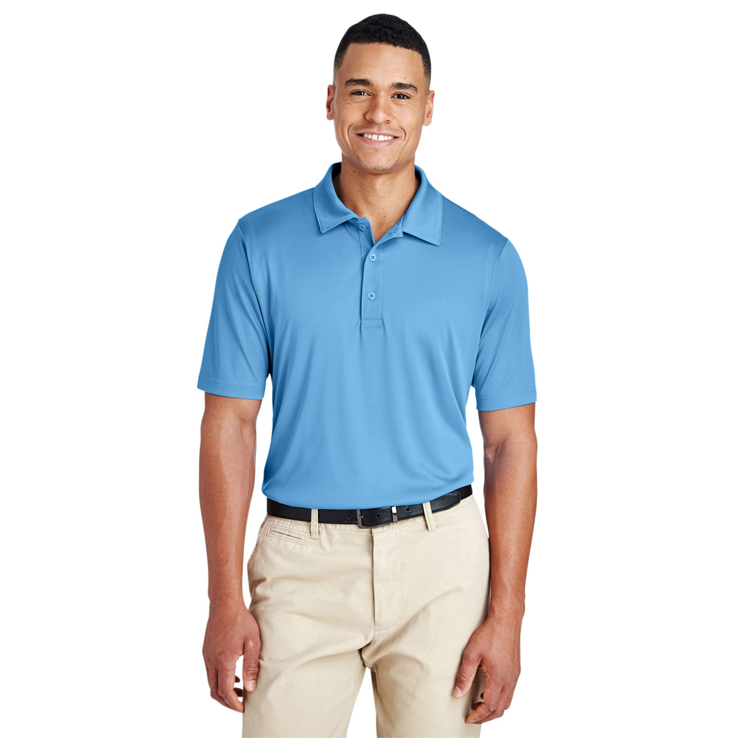 Team 365 TT51 Men's Zone Performance Polo - Sport Light Blue