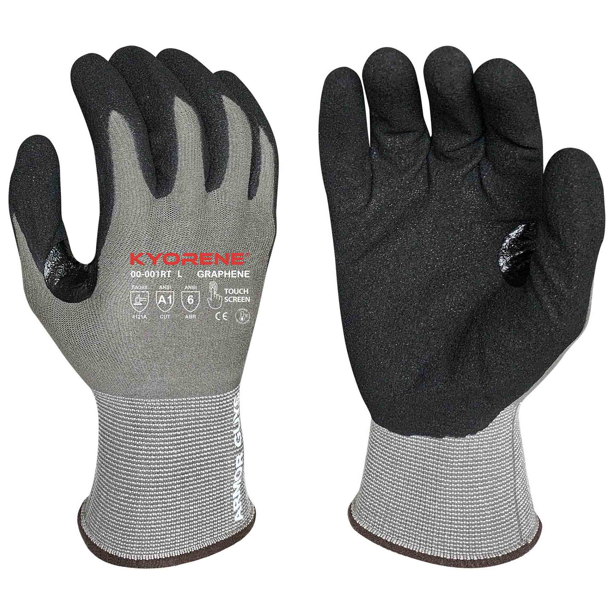 Armor Guys 00001RT Kyorene A1 MicroFoam Nitrile Coated Gloves