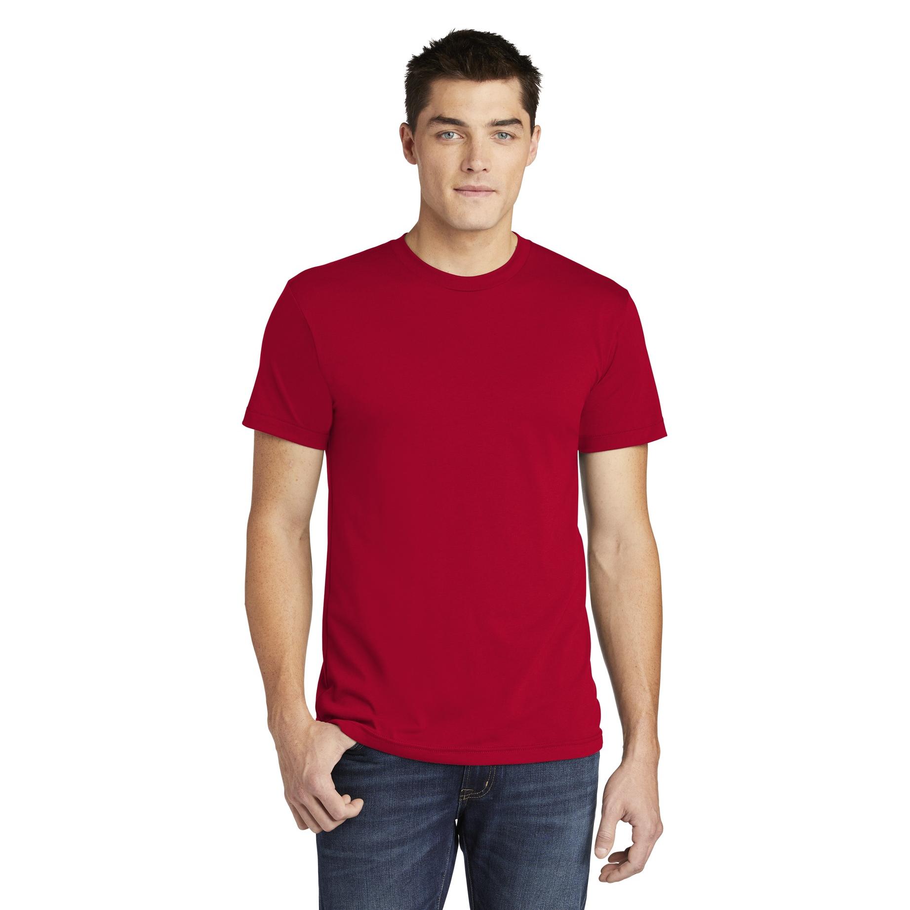 American Apparel BB401W Poly-Cotton T-Shirt - Red | Full Source