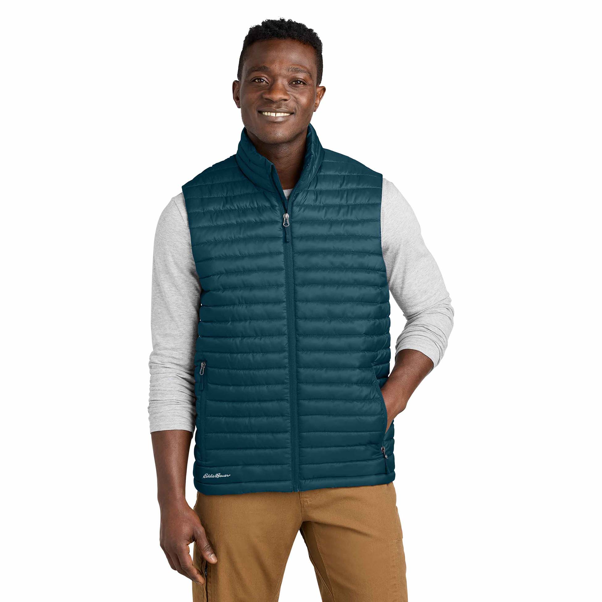 Eddie Bauer EB516 Packable Quilted Vest - Adriatic Blue | Full Source