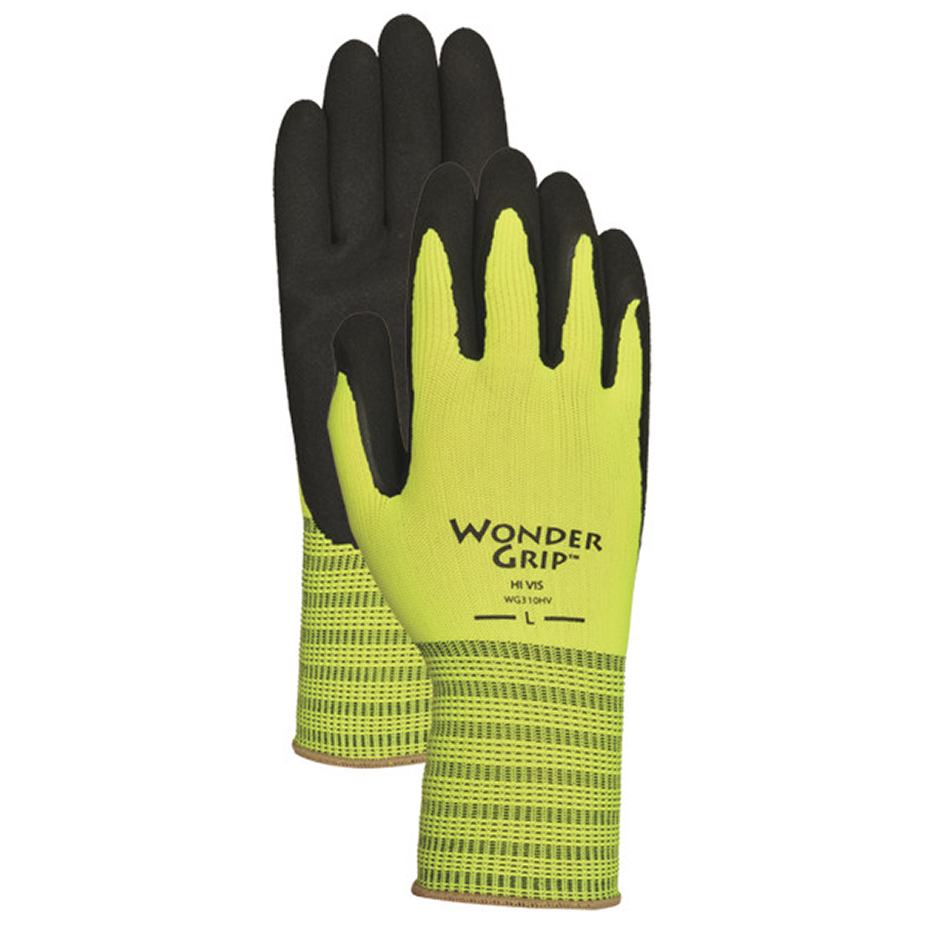 Global Glove 300NB - Gripster - High-Visibility Etched Rubber Dipped Gloves