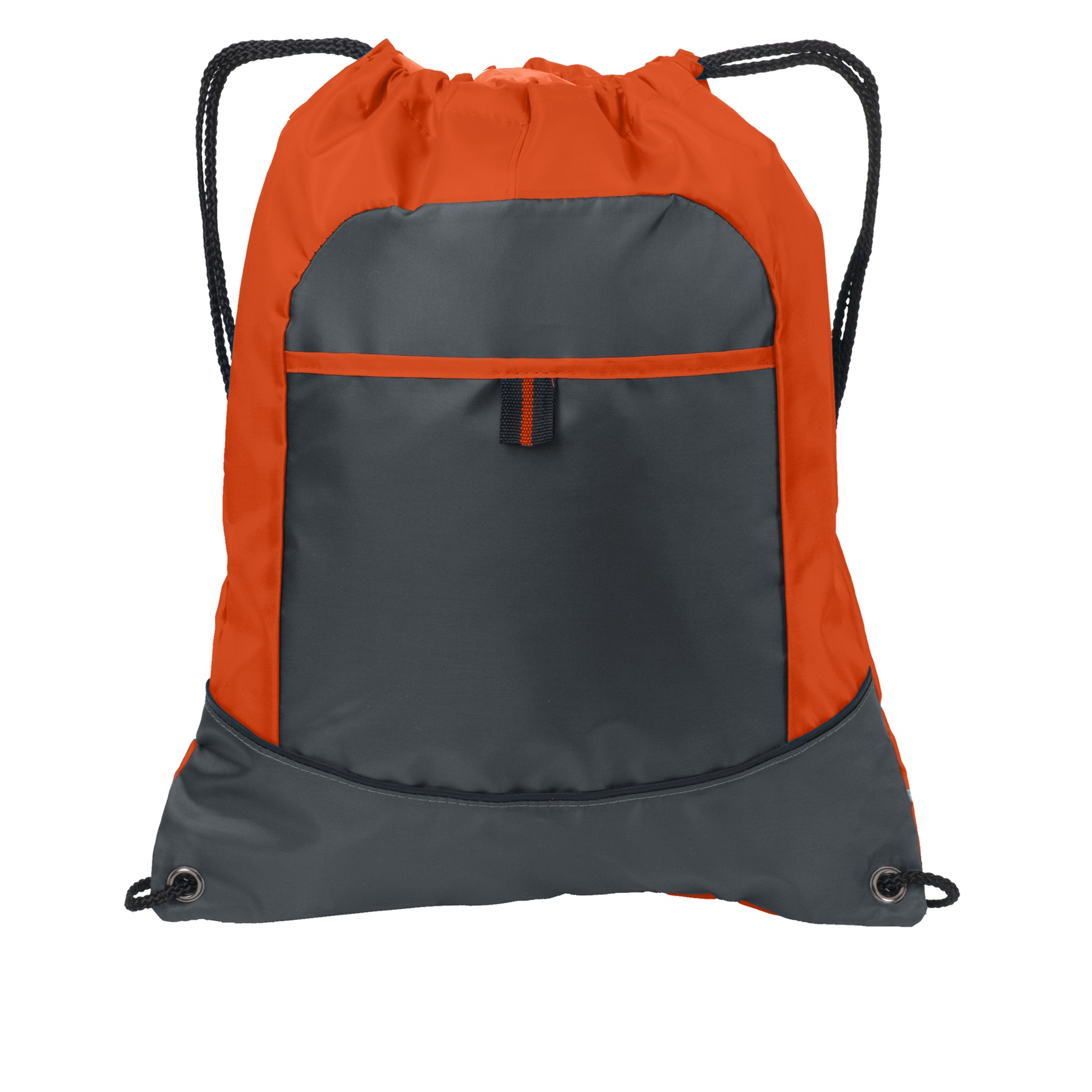Colorblock Drawstring Backpack Cinch Sack Tote Gym Bag Sport Pack 14X17 