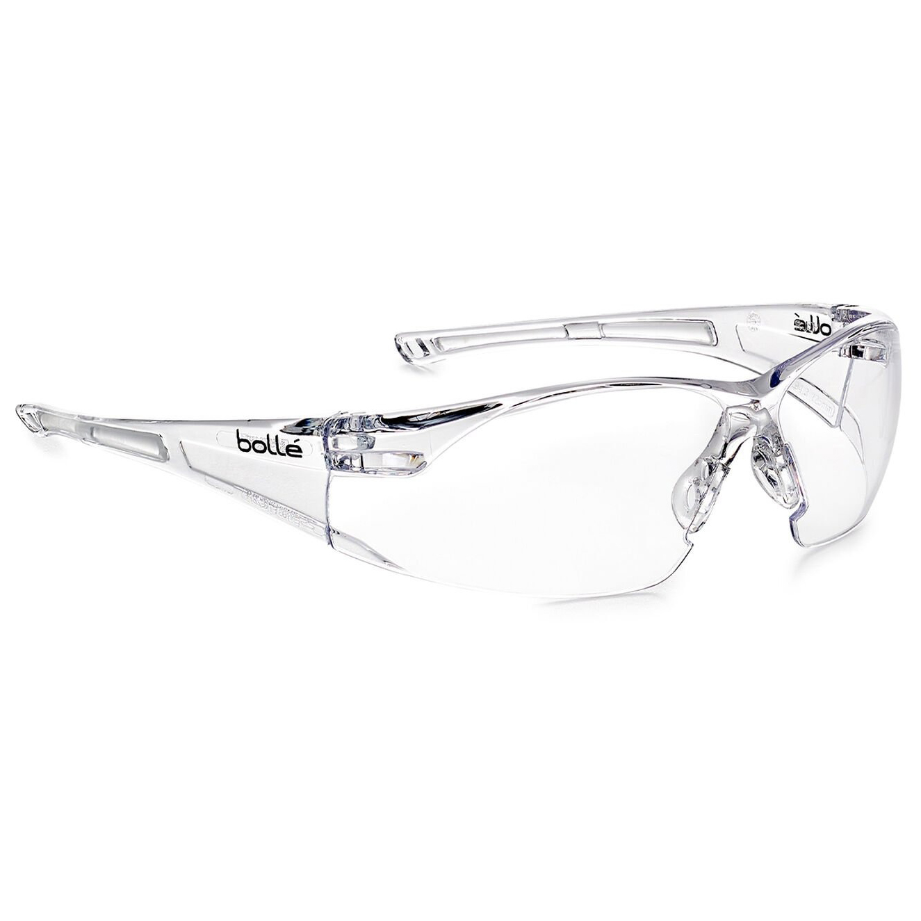 Bollé Safety Silium Schutzbrille – Mit Metallrahmen, Klaren Gläsern & Anti-Beschlag-Beschichtung