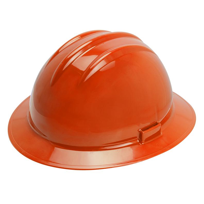 Bullard C35HOR Classic Extra-Large Full Brim Hard Hat Ratchet Suspension  Hi-Viz Orange Full Source