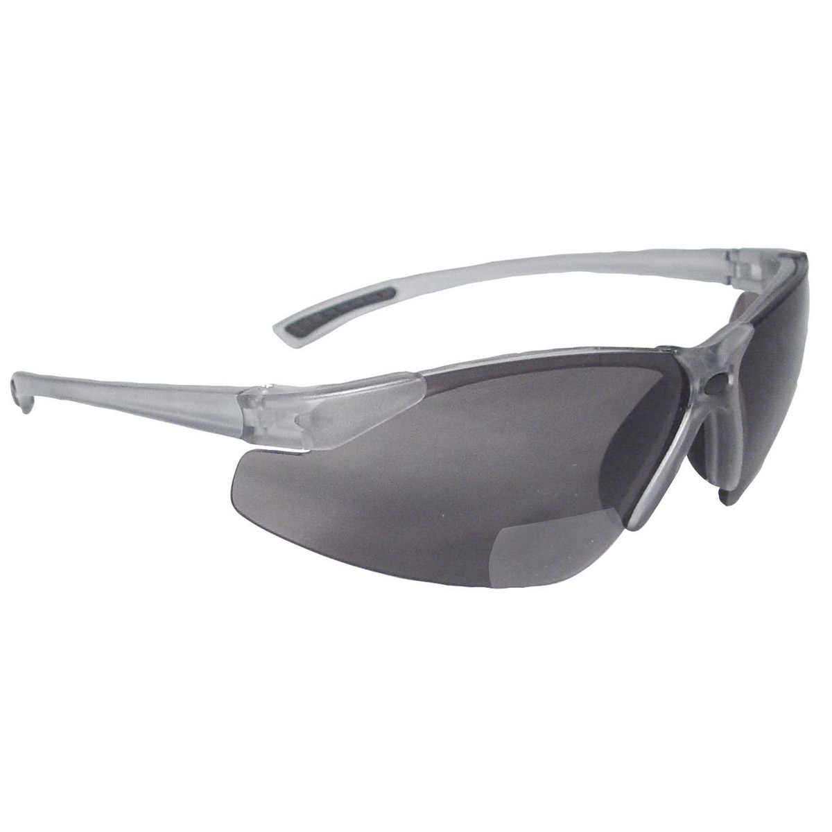 Radians C2 Safety Glasses Smoke Temples Smoke Bifocal Lens