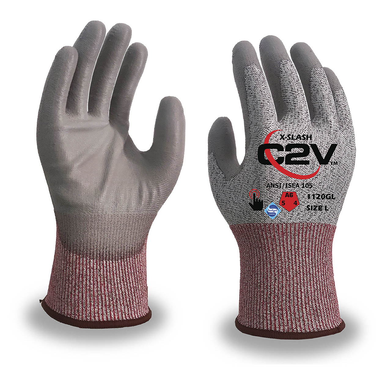 C2V X-Slash 1120G Cut Level A6 Engineered HPPE Gloves