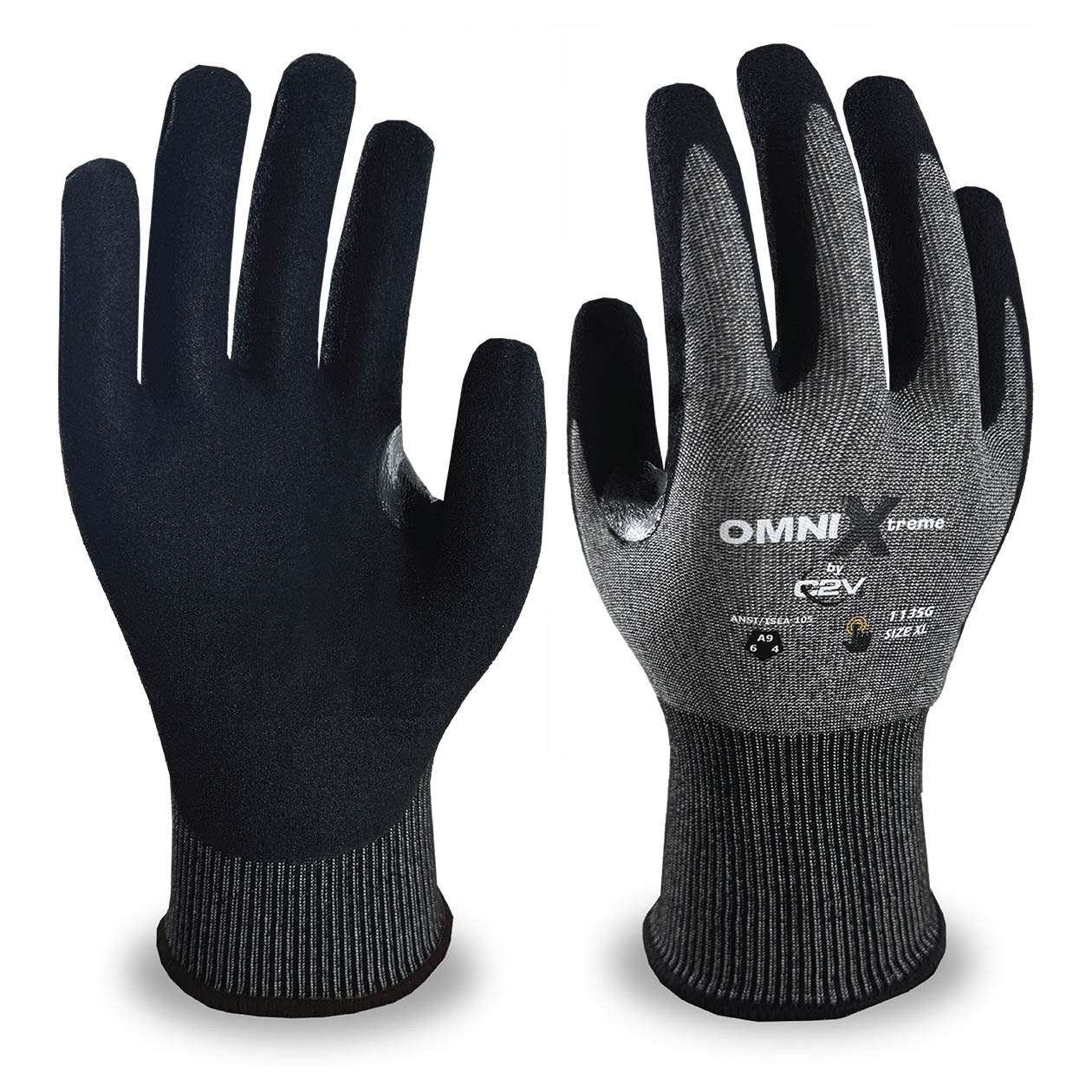 C2V Omni-X 1135G Cut Level A9 18-Gauge Engineered Gloves - Sandy