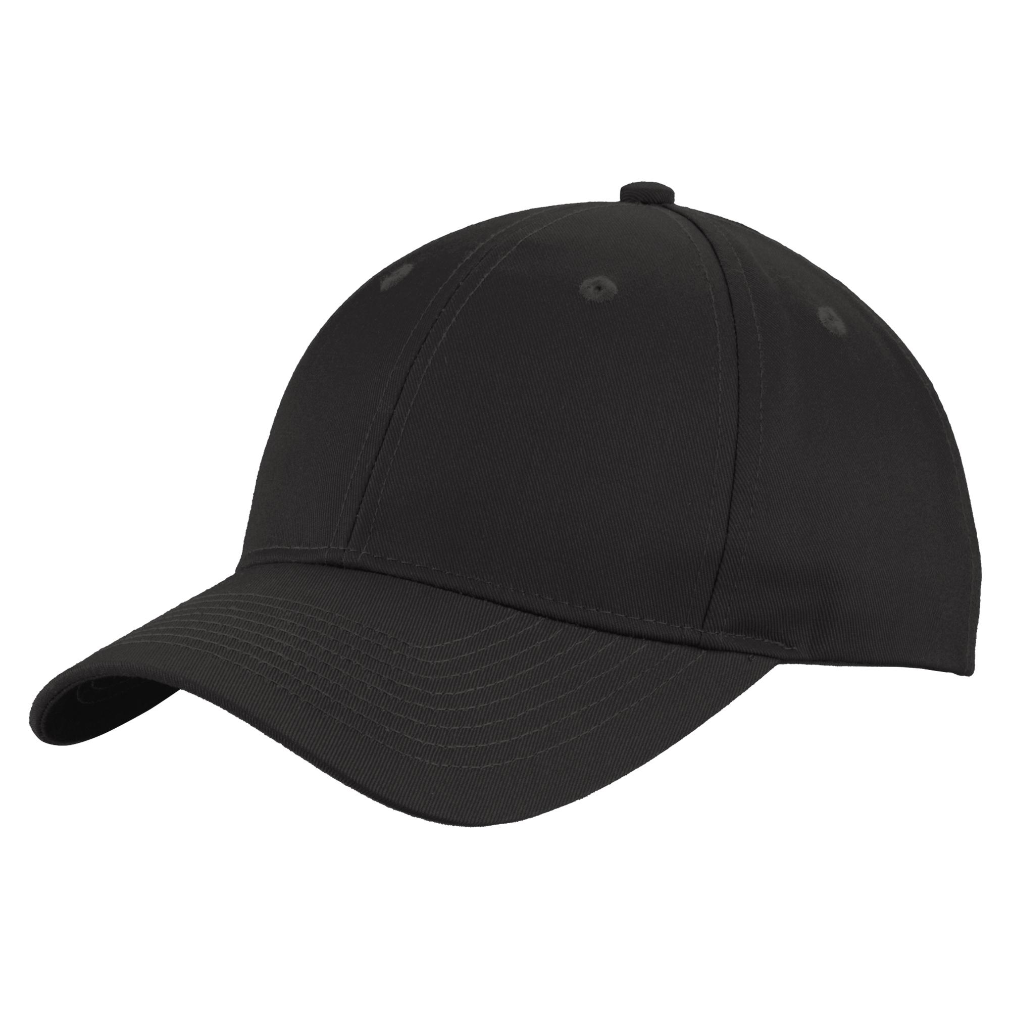 Port Authority C913 Uniforming Twill Cap - Black | Full Source