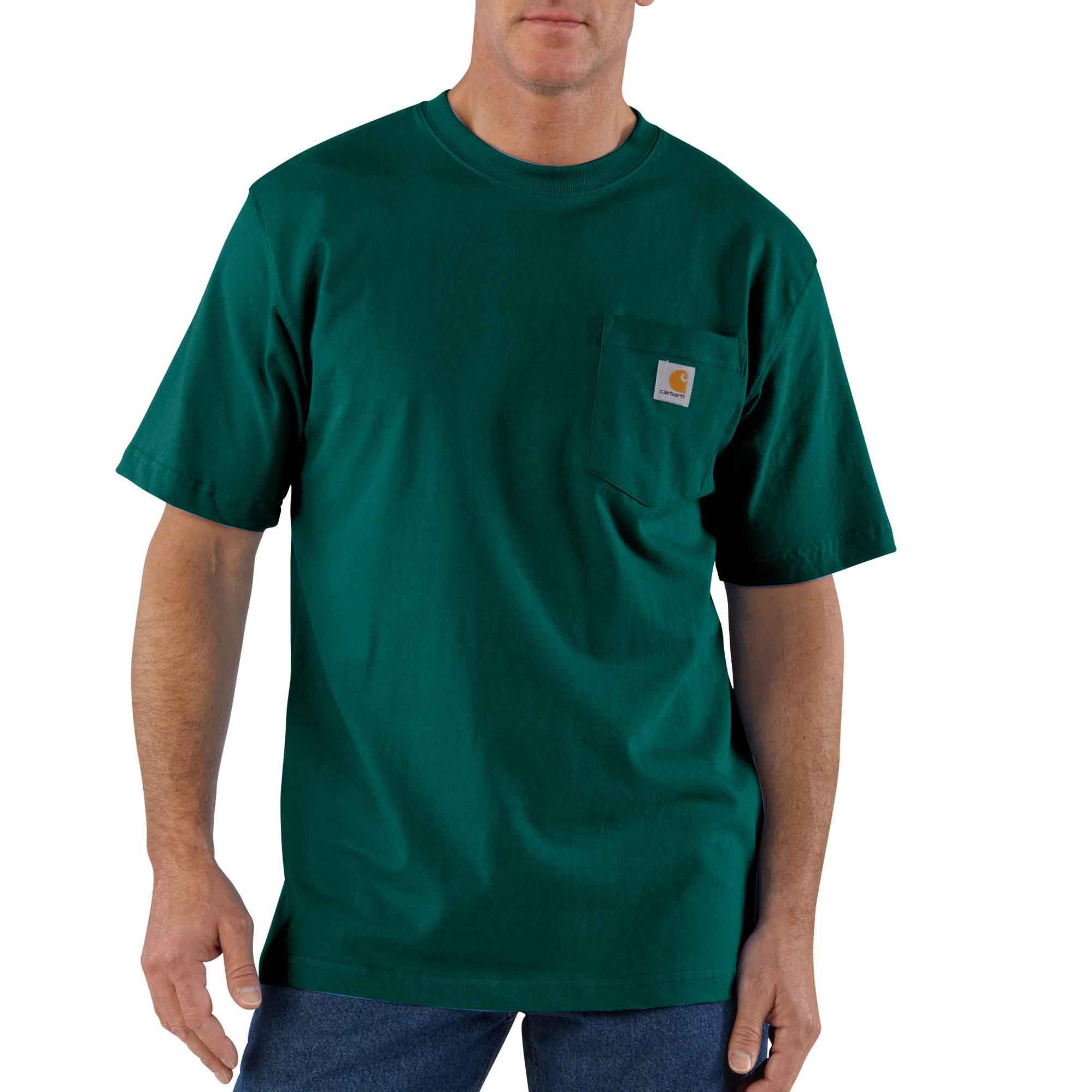 Carhartt K87 Workwear Pocket Short Sleeve T-Shirt - Hunter Green