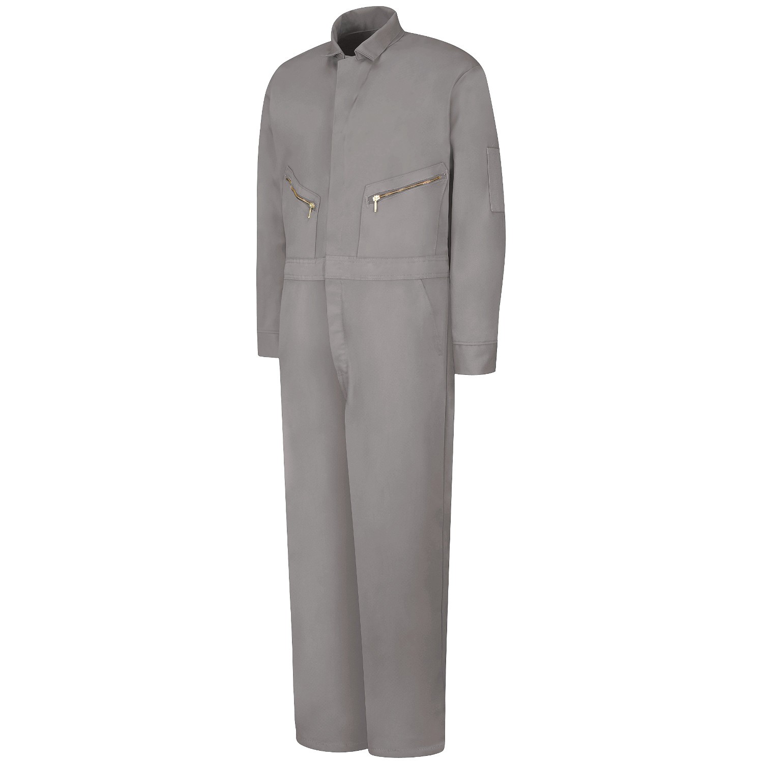 Red Kap CC18 Men's Zip-Front Cotton Coveralls - Grey | Full Source