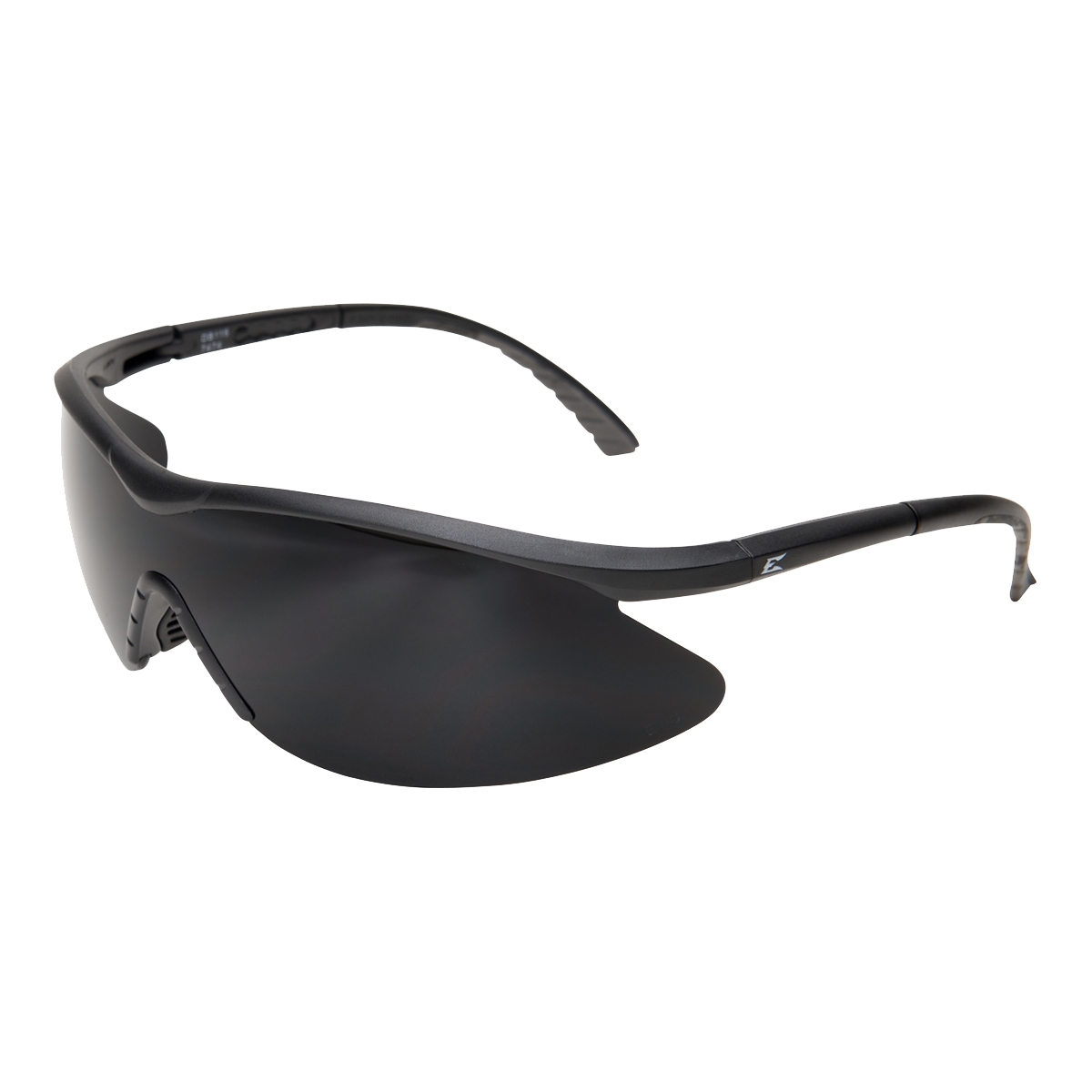 Edge DB116 Banraj Safety Glasses Black Frame Smoke Lens
