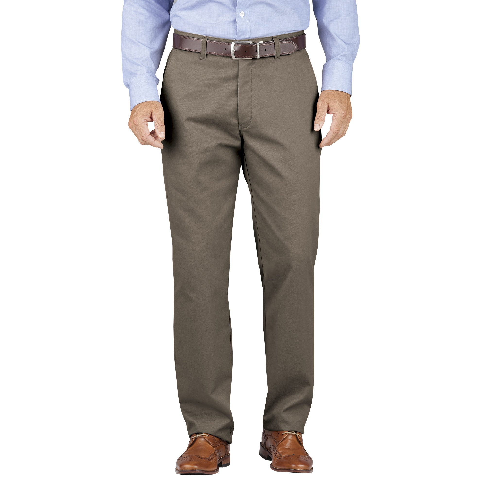 Dickies Wp924 Khaki Relaxed Fit Tapered Leg Comfort Waist Pants