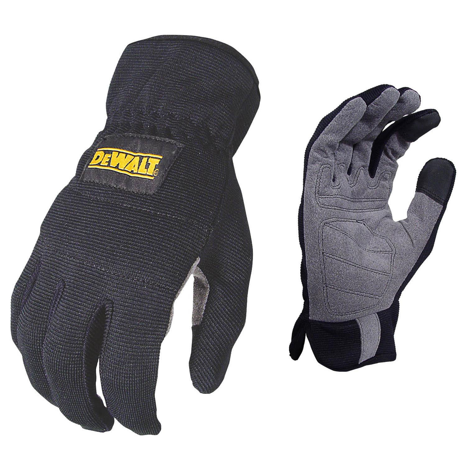 WOLF Ultra-Thin Breathable 13-gauge Black Polyurethane / Safety Work Gloves  Black