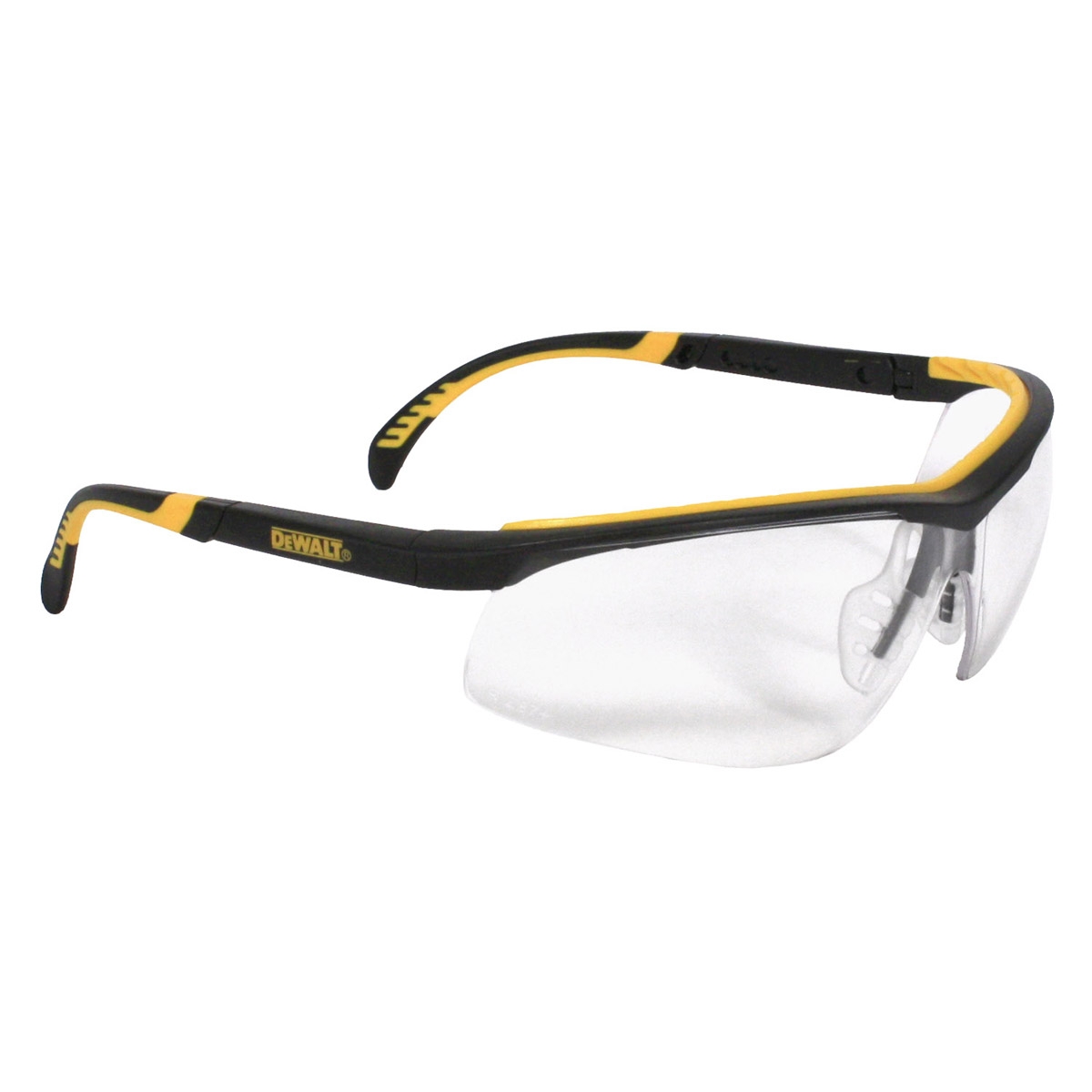 DeWalt DPG55-11 DC Safety Glasses Black Frame Clear Anti-Fog Lens  Full Source