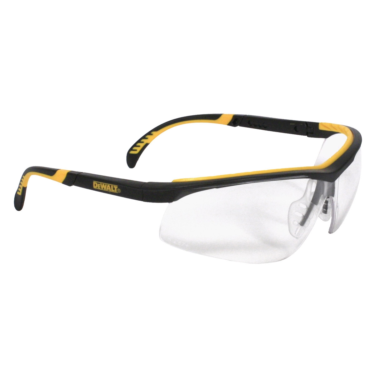 DEWALT DPG5511 DC Safety Glasses Black Frame Clear AntiFog Lens