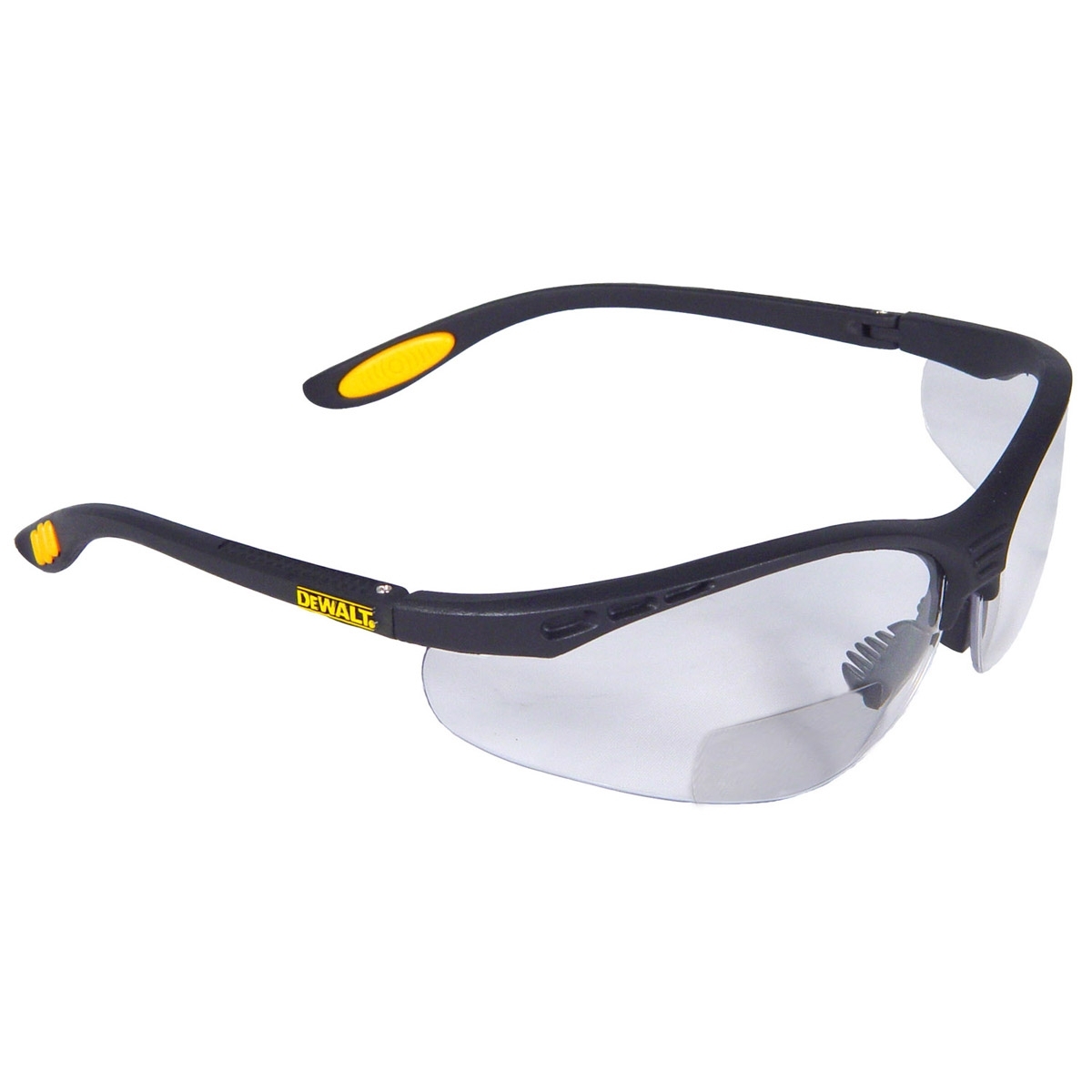 AMBER ELVEX RX-400 BI-FOCAL SAFETY GLASSES 1.5 MAGNIFICATION Eye Protection 